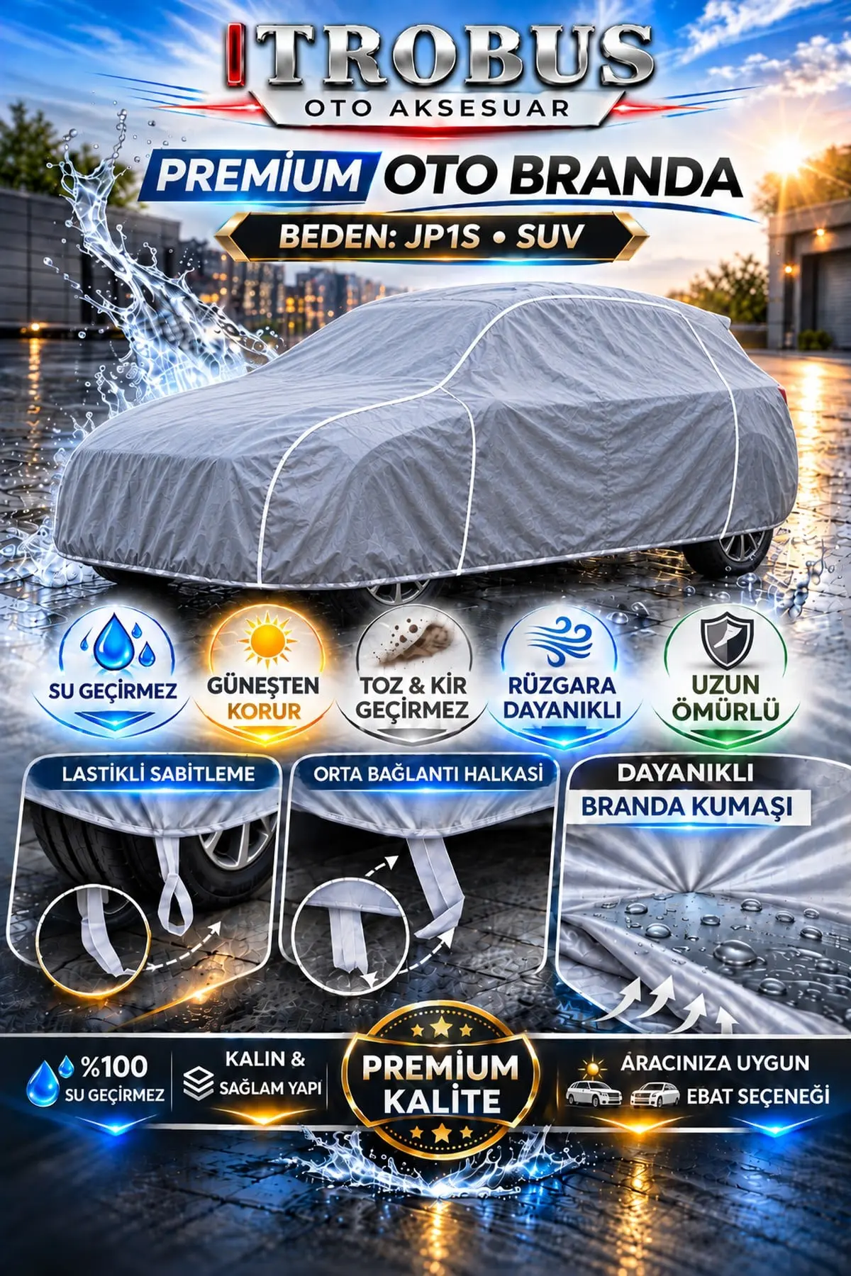 Premium Oto Branda JP1S Beden – SUV Araçlar İçin