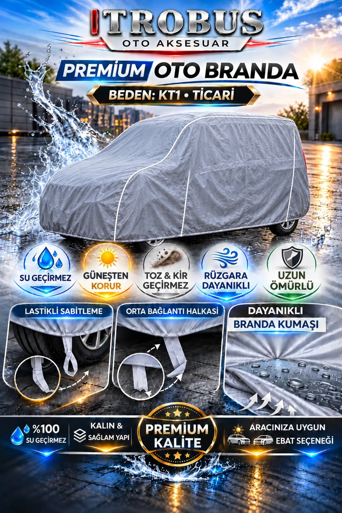 Premium Oto Branda KT1 Beden – Ticari Araçlar İçin