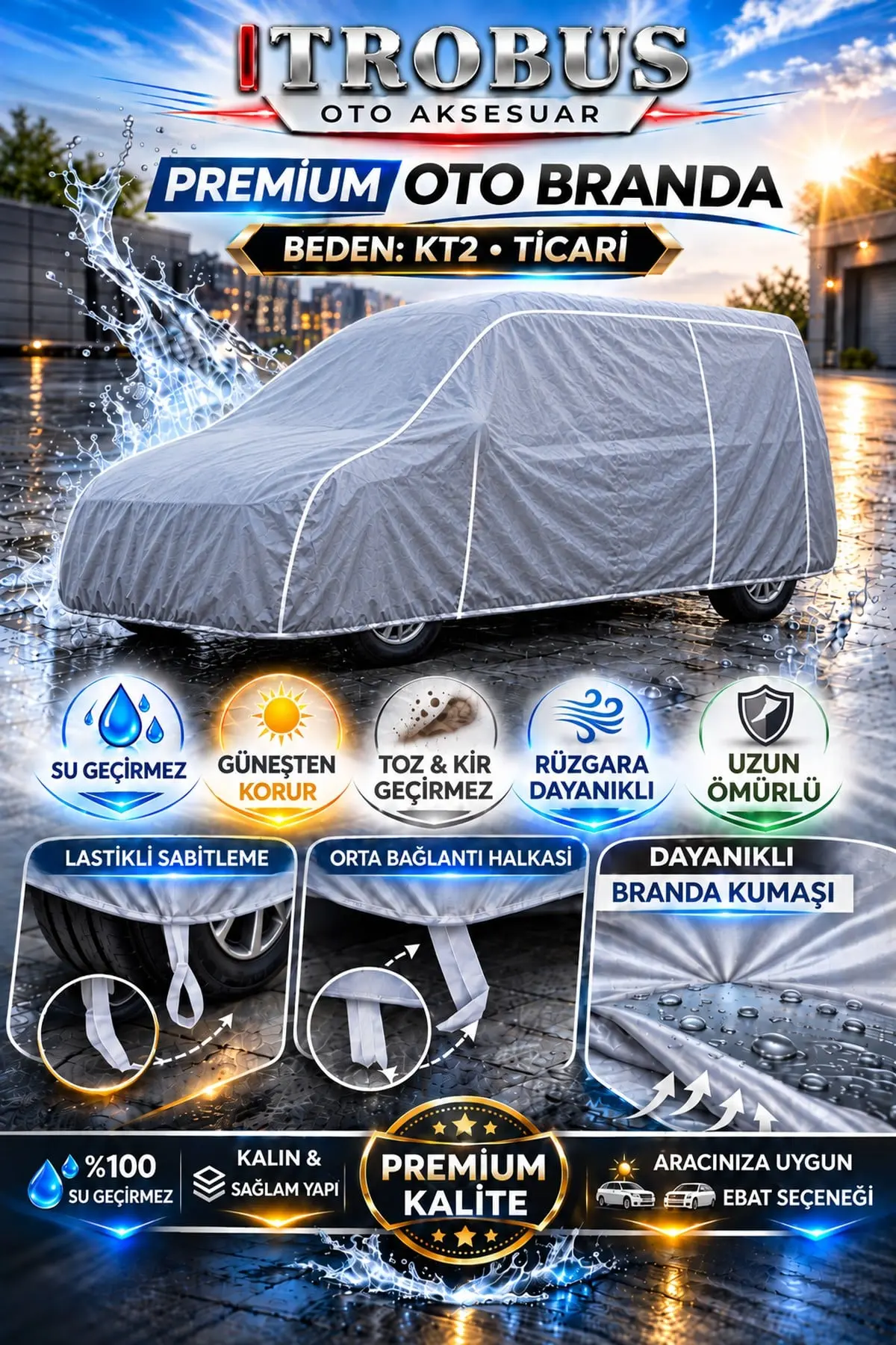 Premium Oto Branda KT2 Beden – Ticari Araçlar İçin