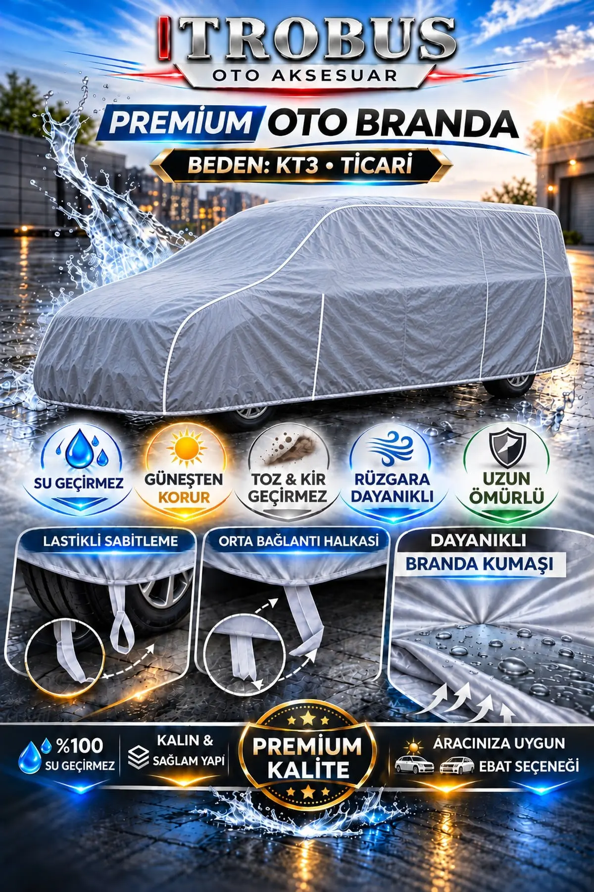 Premium Oto Branda KT3 Beden – Ticari Araçlar İçin