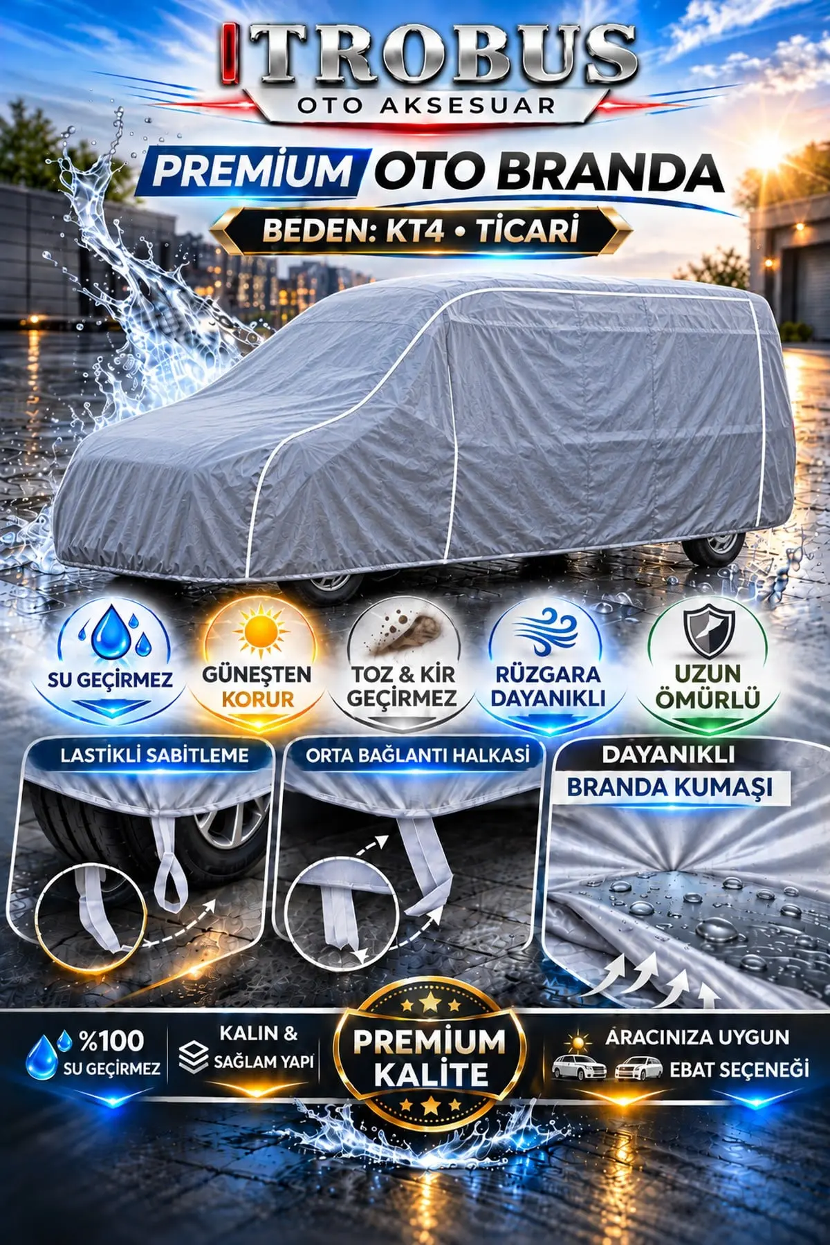 Premium Oto Branda KT4 Beden – Ticari Araçlar İçin