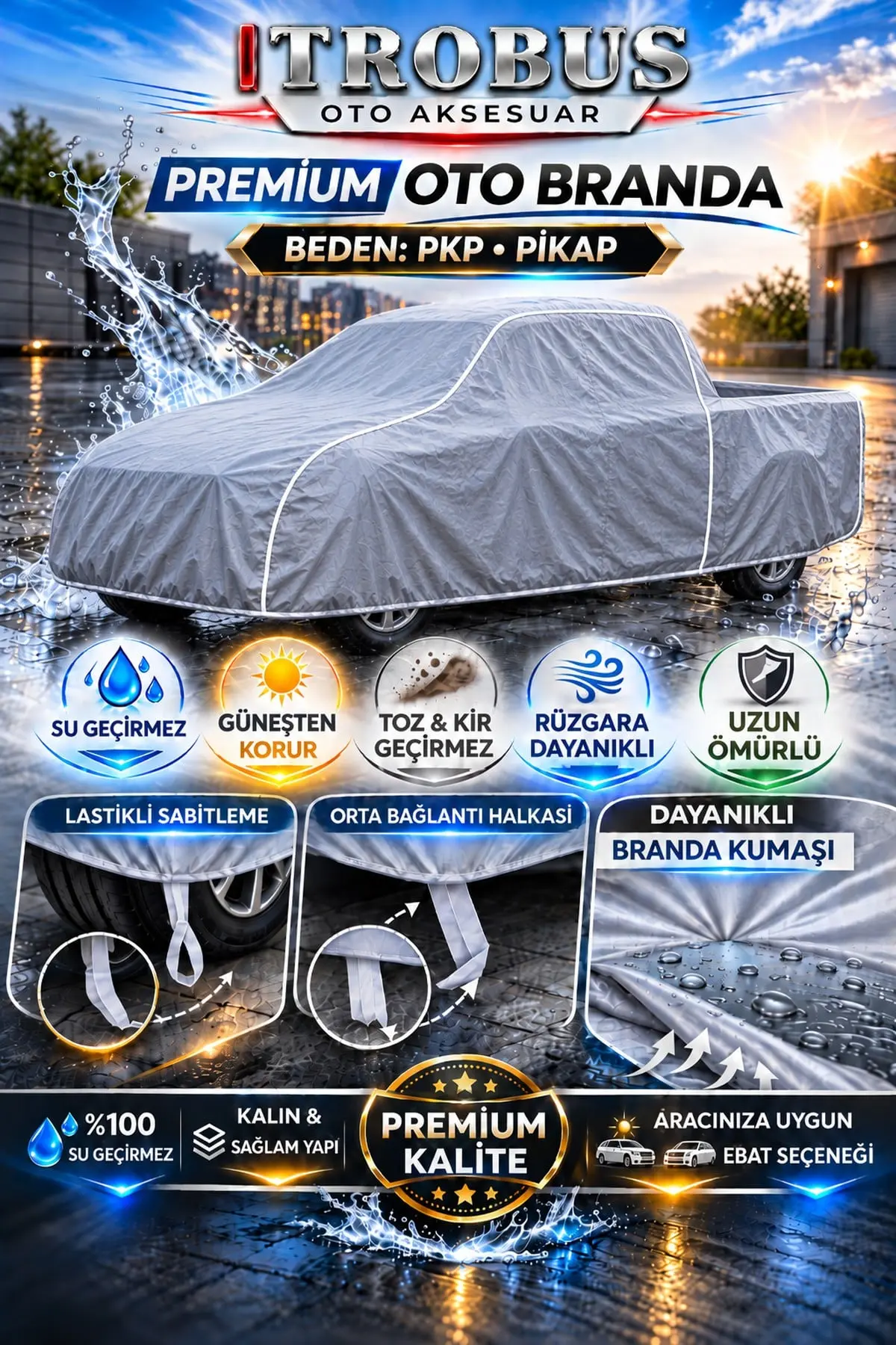 Premium Oto Branda PKP Beden – Pikap Araçlar İçin