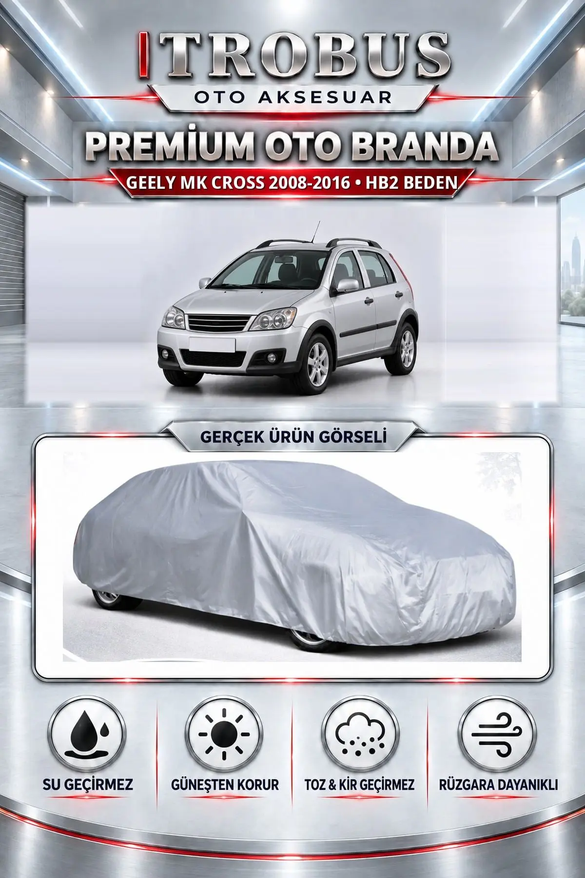 Geely MK Cross 2008-2016 Uyumlu Premium Oto Branda – HB2 Beden