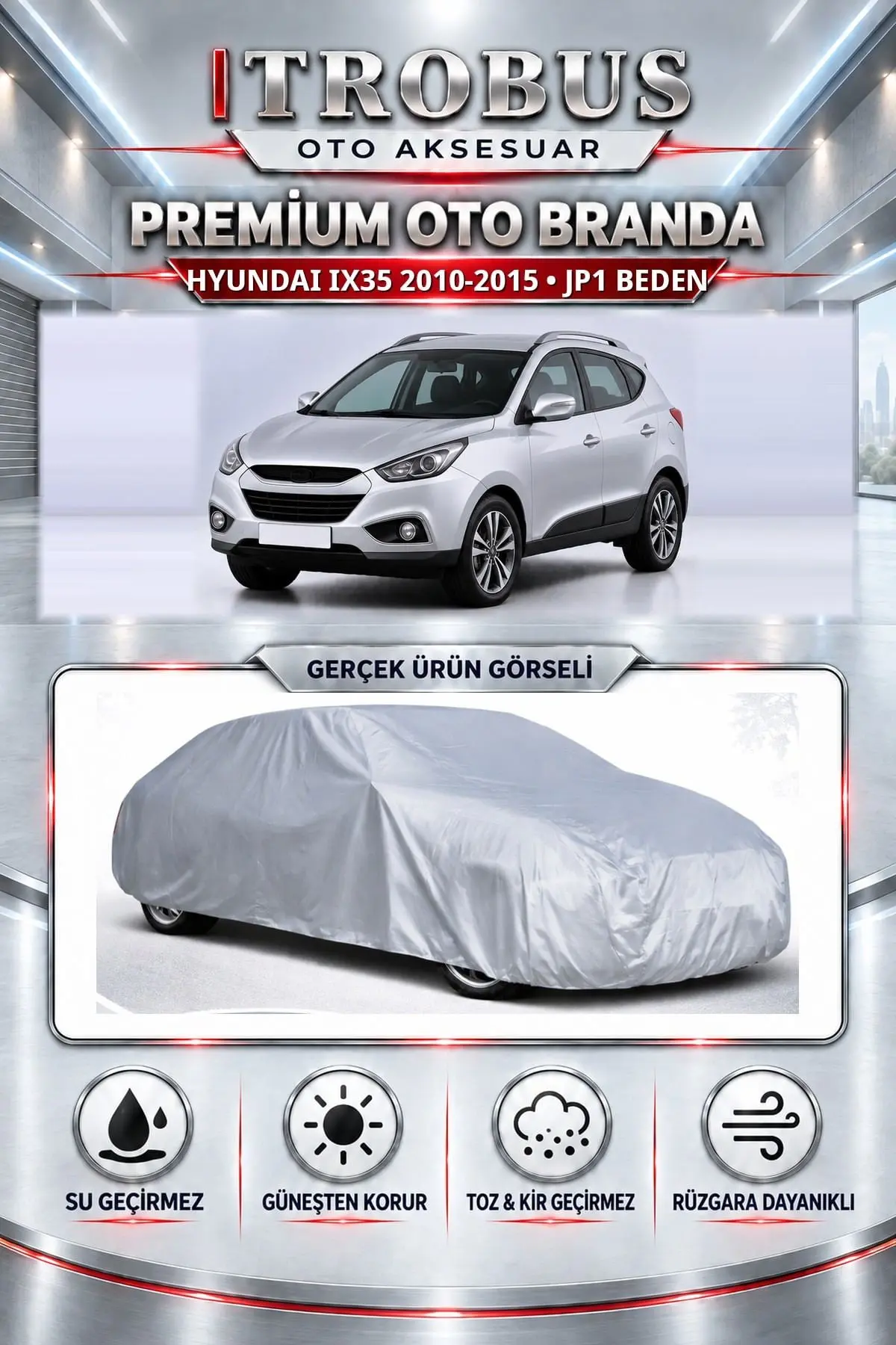 Hyundai ix35 2010-2015 Uyumlu Premium Oto Branda – JP1 Beden