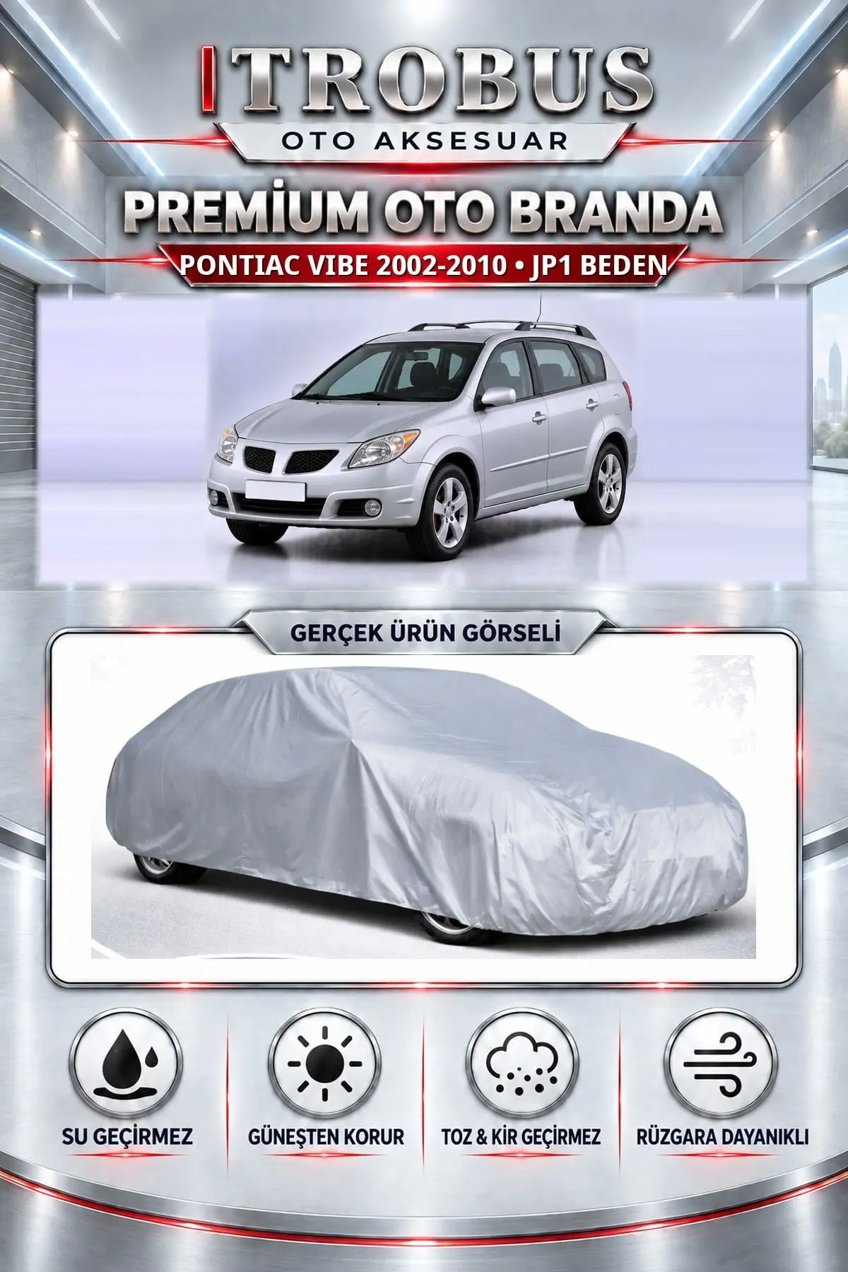 Pontiac Vibe 2002-2010 Uyumlu Premium Oto Branda – JP1 Beden