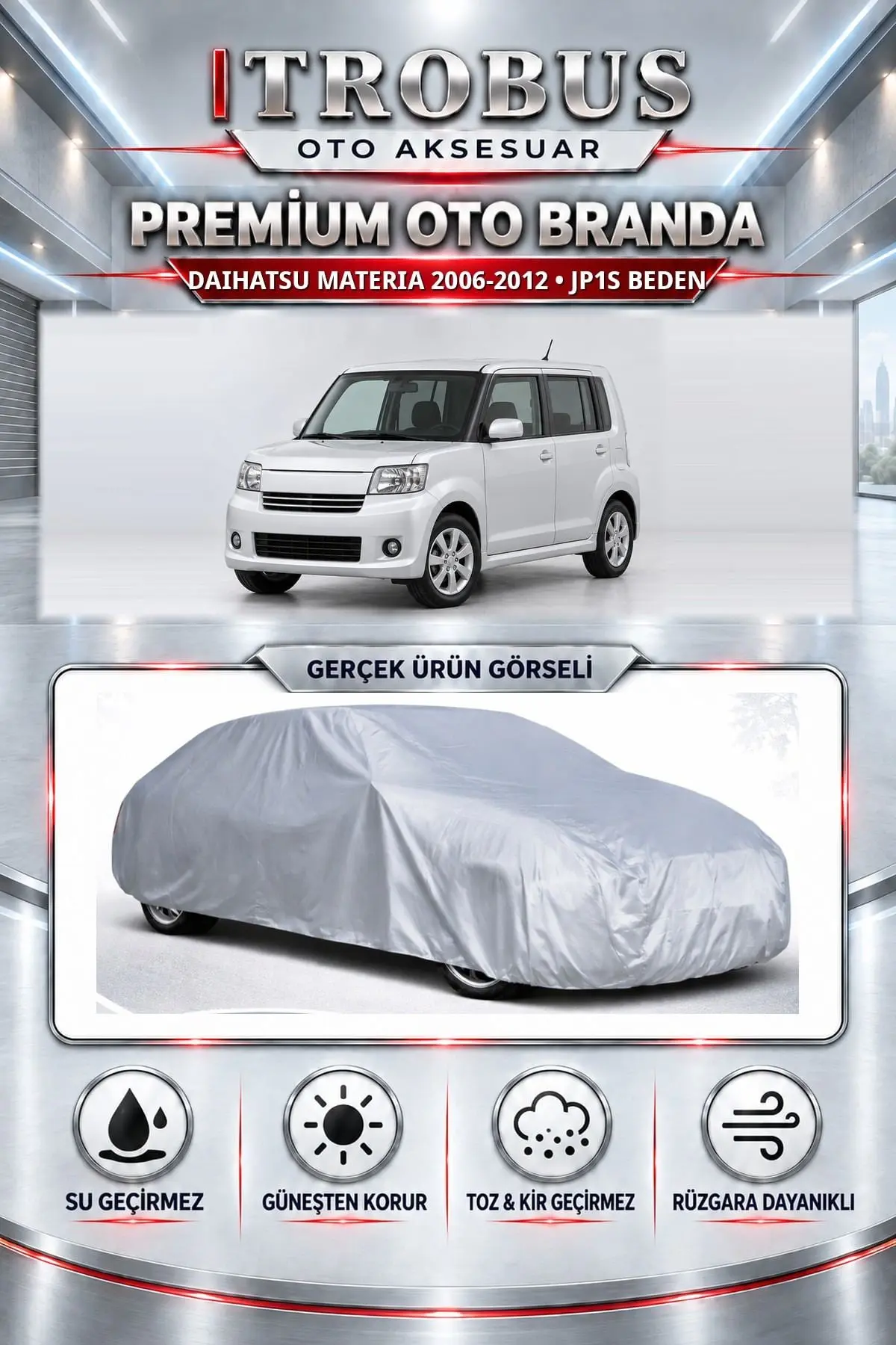 Daihatsu Materia 2006-2012 Uyumlu Premium Oto Branda – JP1S Beden