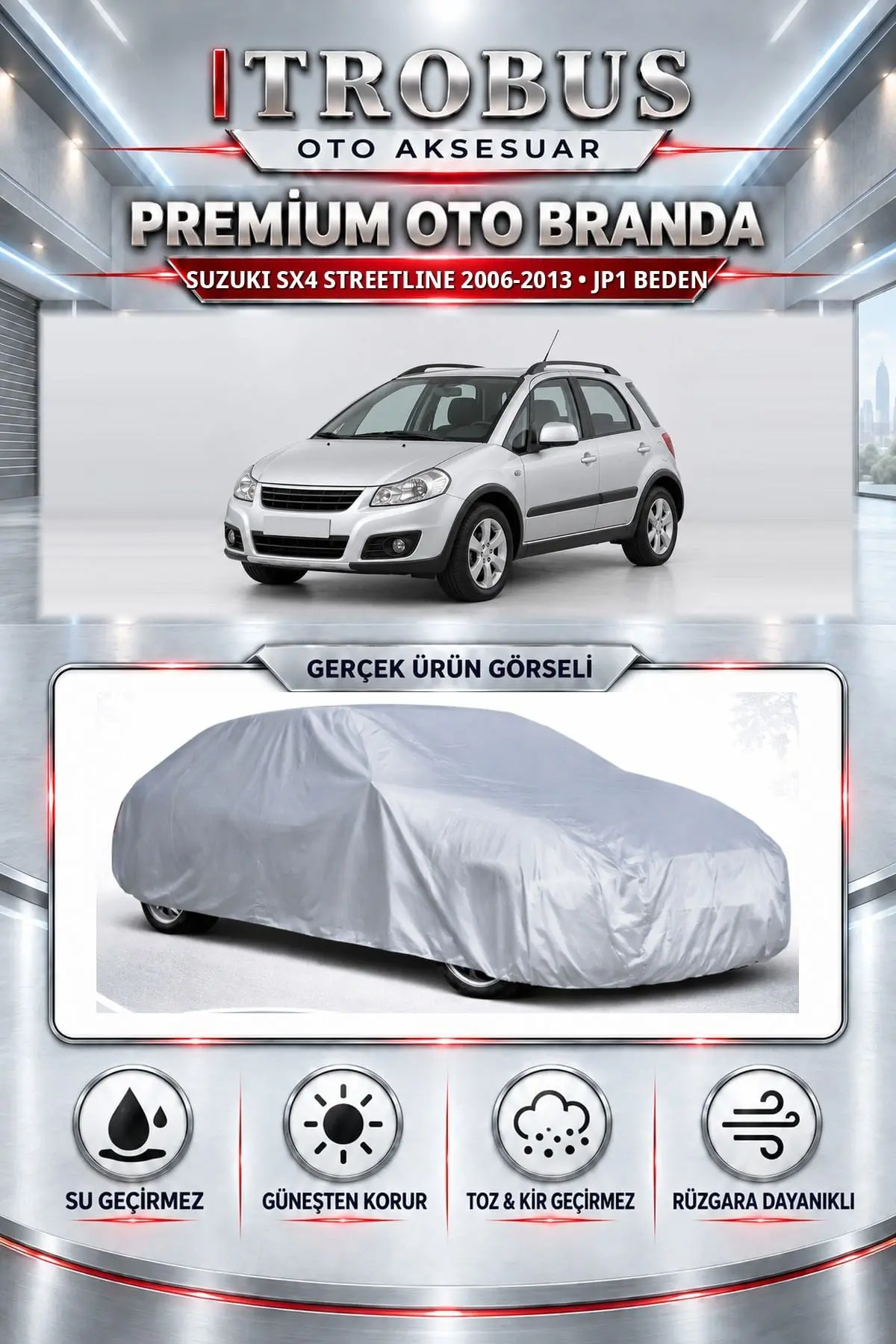 Suzuki SX4 Streetline 2006-2013 Uyumlu Premium Oto Branda – JP1 Beden