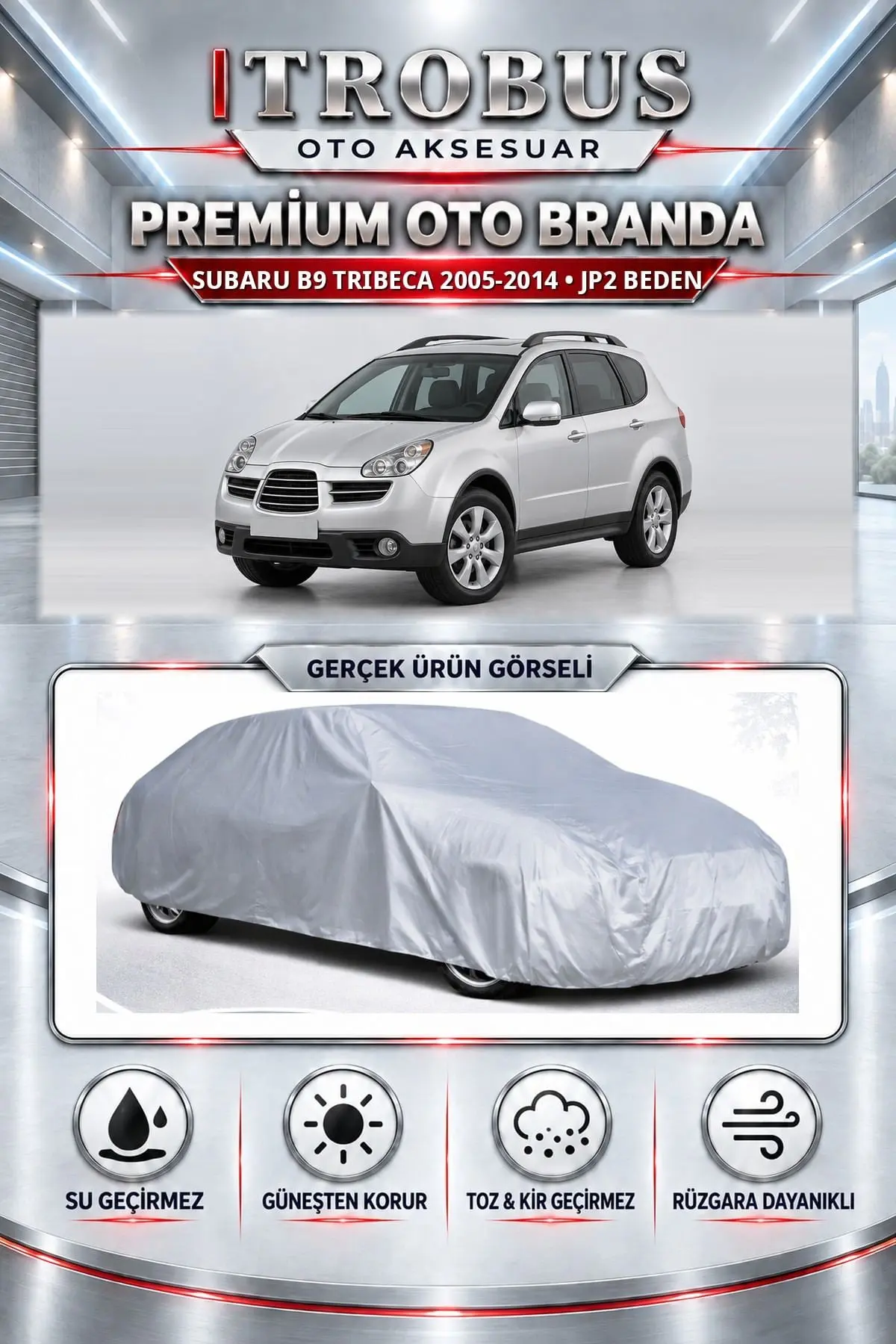 Subaru B9 Tribeca 2005-2014 Uyumlu Premium Oto Branda – JP2 Beden