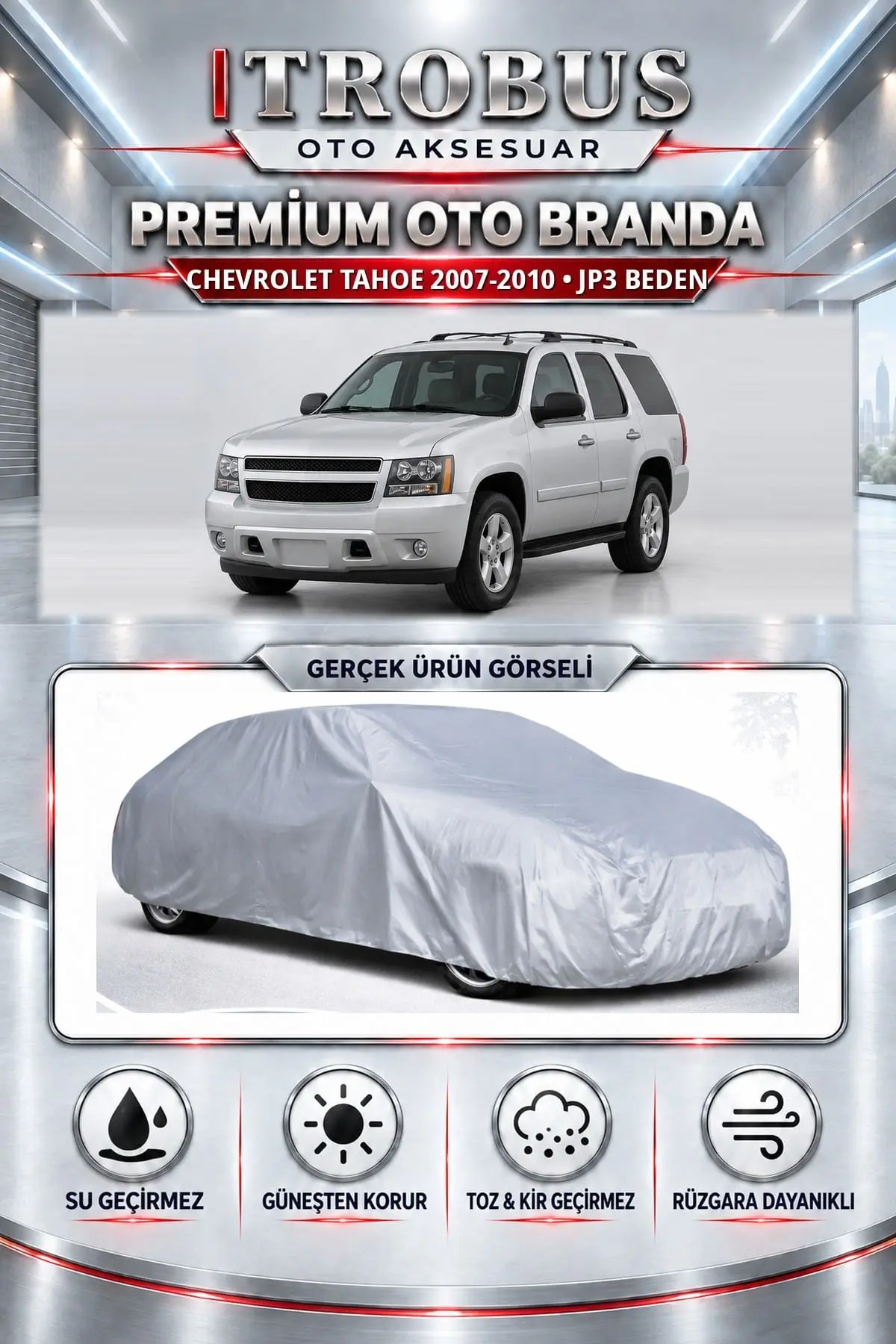 Chevrolet Tahoe 2007-2010 Uyumlu Premium Oto Branda – JP3 Beden