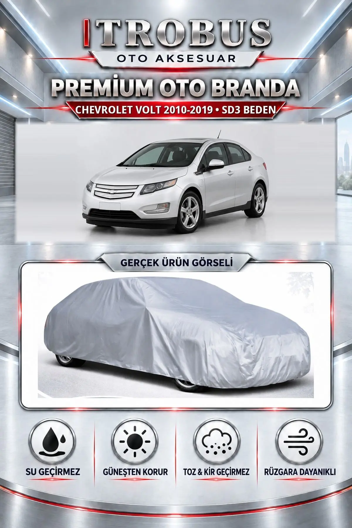 Chevrolet Volt 2010-2019 Uyumlu Premium Oto Branda – SD3 Beden