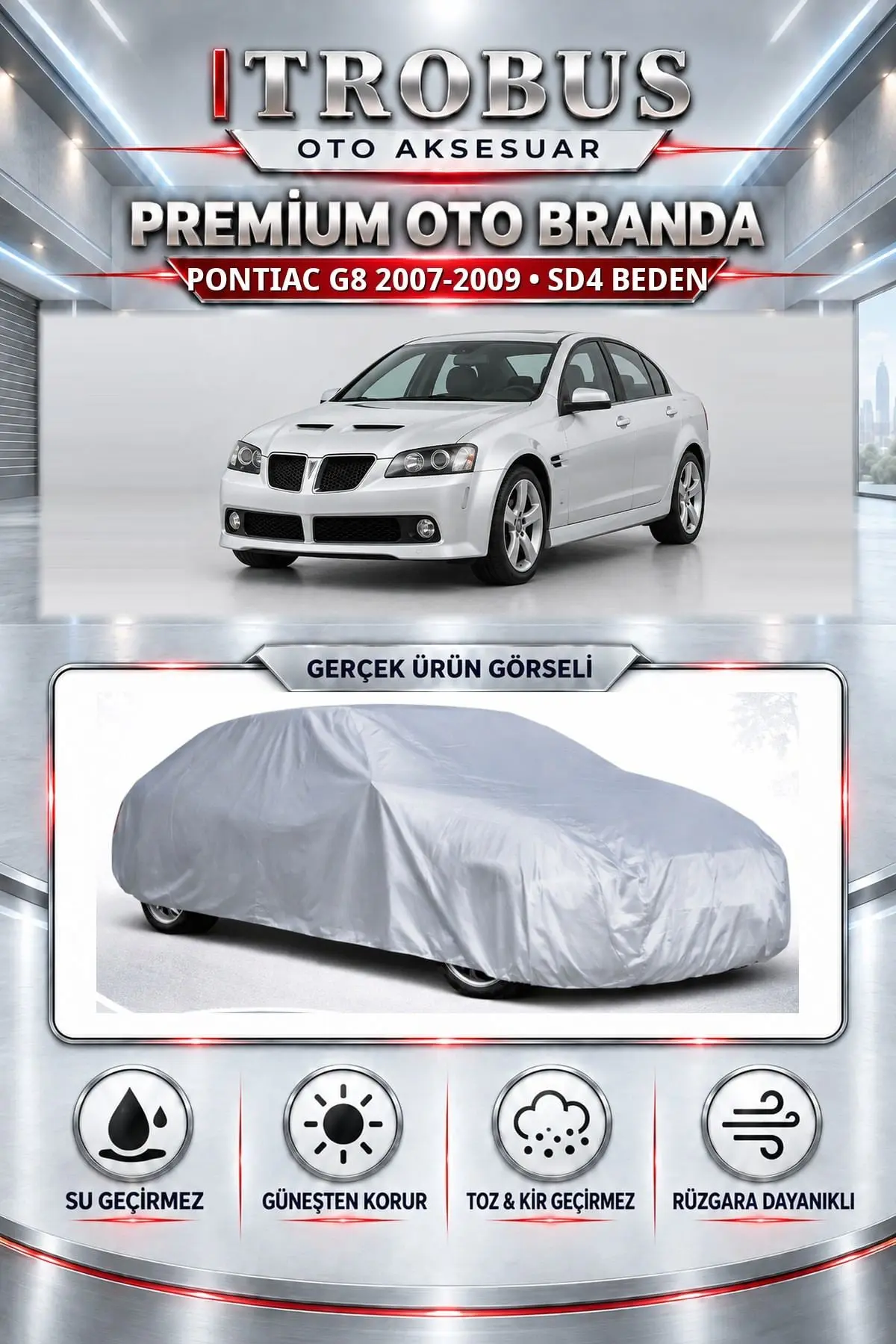 Pontiac G8 2007-2009 Uyumlu Premium Oto Branda – SD4 Beden