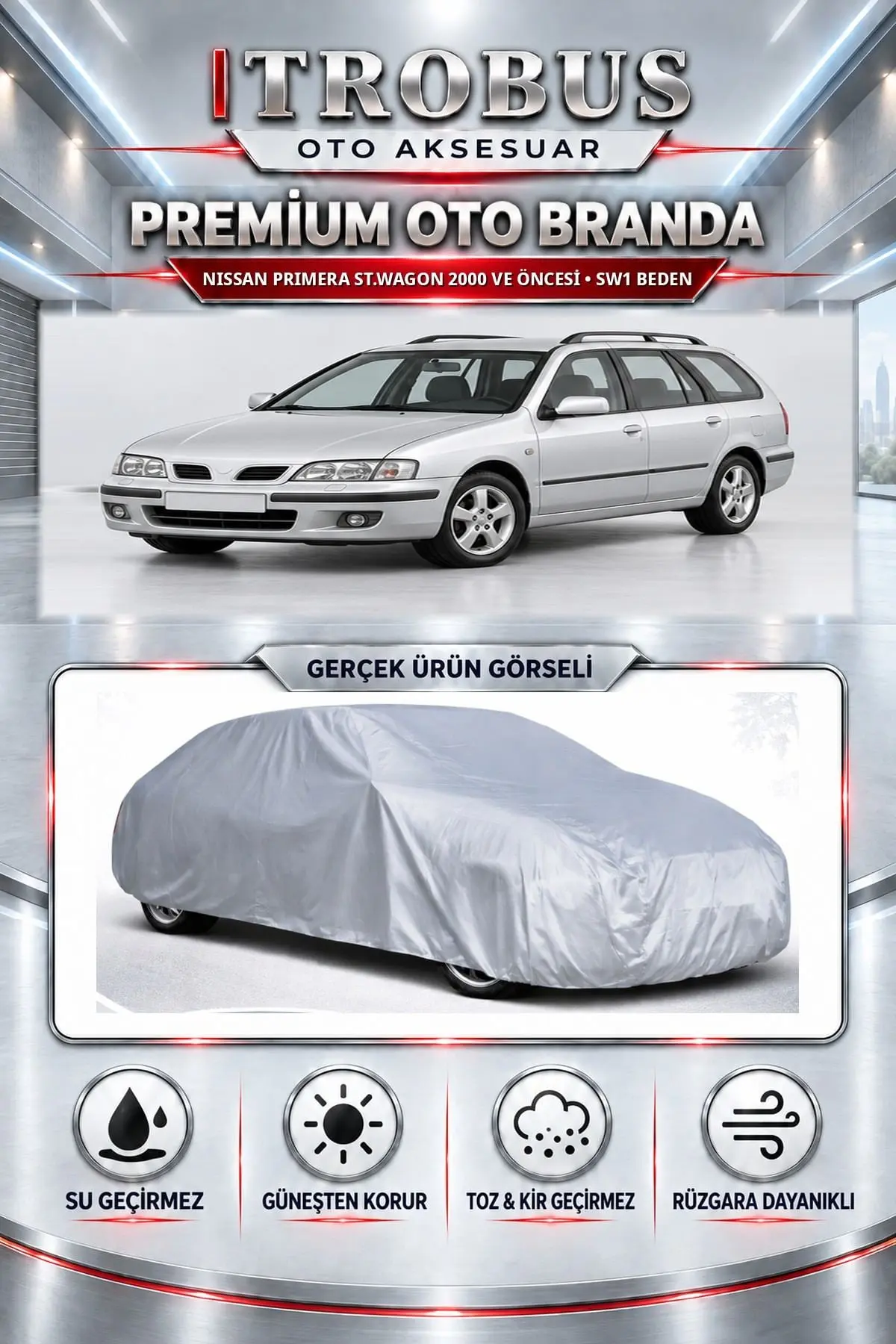 Nissan Primera St.wagon 2000 ve Öncesi Uyumlu Premium Oto Branda – SW1 Beden
