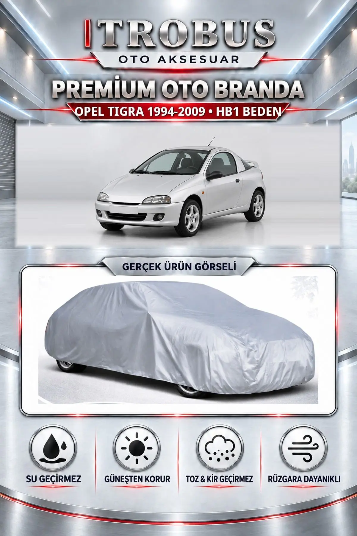 Opel Tigra 1994-2009 Uyumlu Premium Oto Branda – HB1 Beden