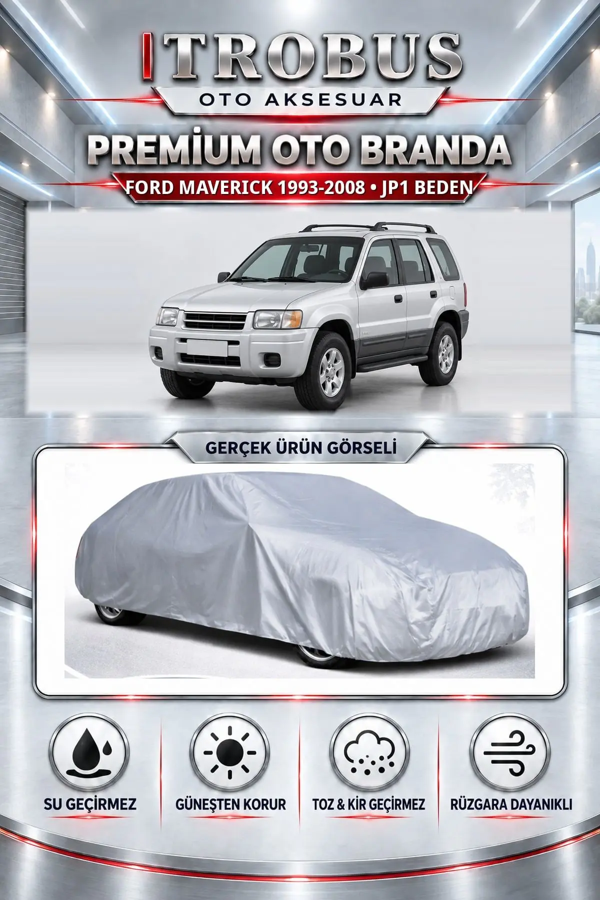 Ford Maverick 1993-2008 Uyumlu Premium Oto Branda – JP1 Beden