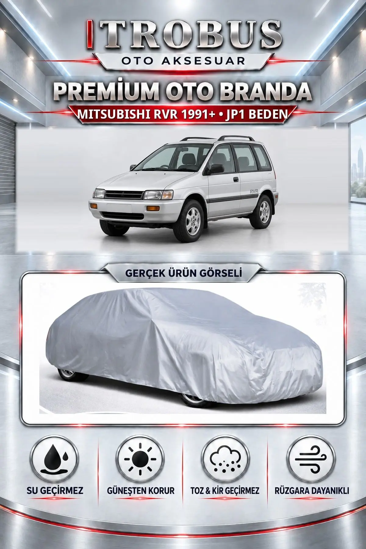 Mitsubishi RVR 1991 ve Sonrası Uyumlu Premium Oto Branda – JP1 Beden