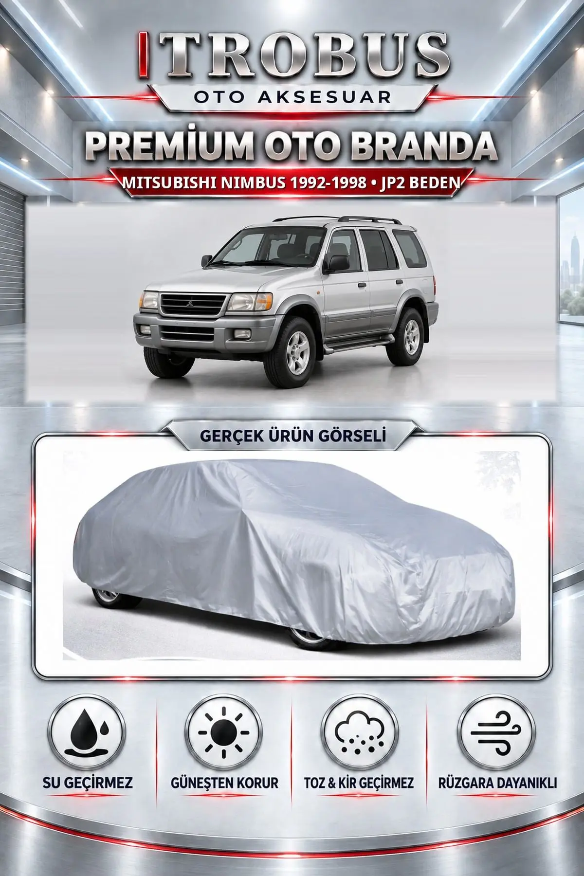 Mitsubishi Nimbus 1992-1998 Uyumlu Premium Oto Branda – JP2 Beden