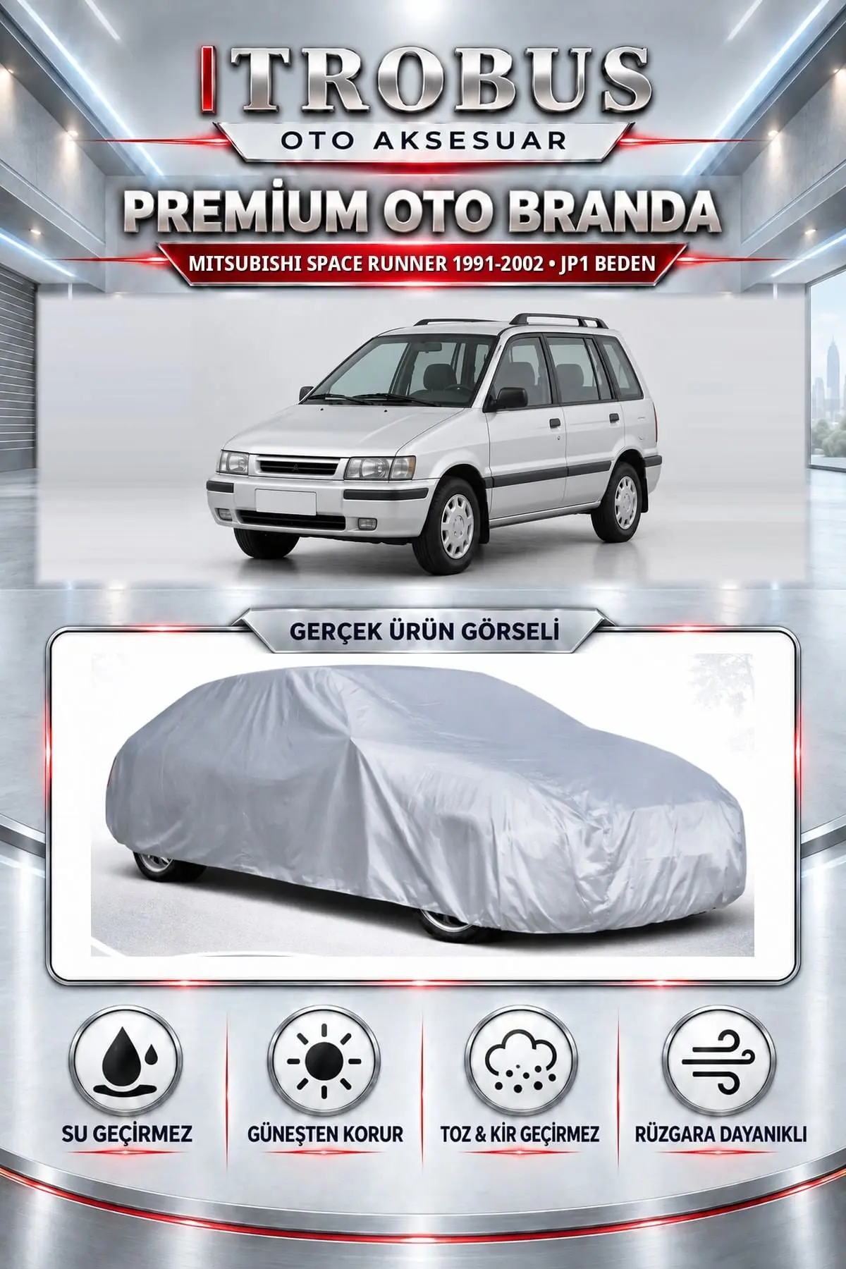 Mitsubishi Space Runner 1991-2002 Uyumlu Premium Oto Branda – JP1 Beden