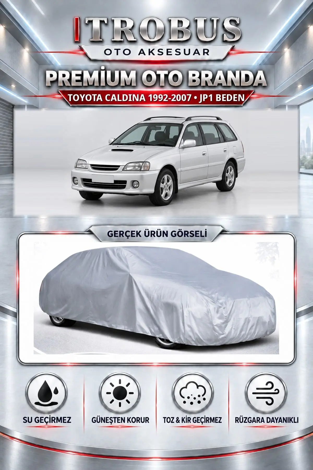 Toyota Caldina 1992-2007 Uyumlu Premium Oto Branda – JP1 Beden