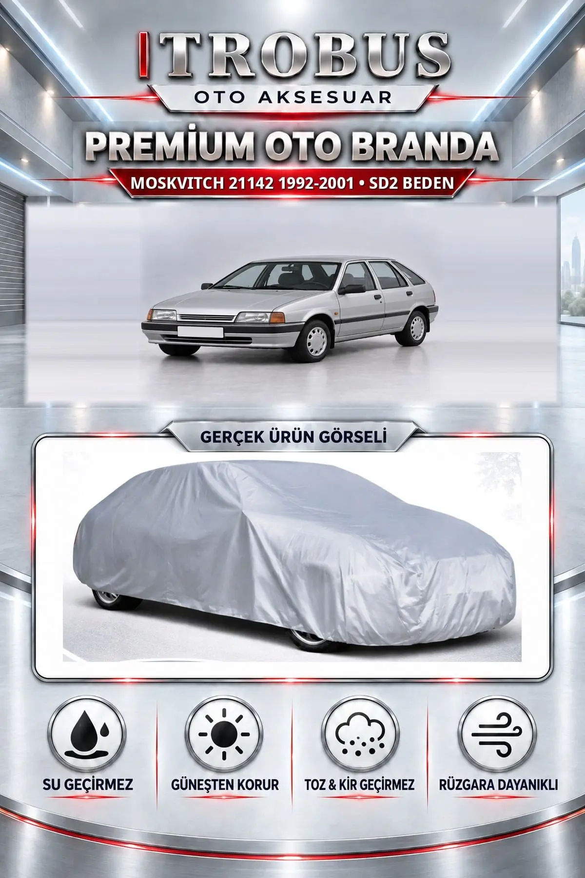 Moskvitch 21142 1992-2001 Uyumlu Premium Oto Branda – SD2 Beden