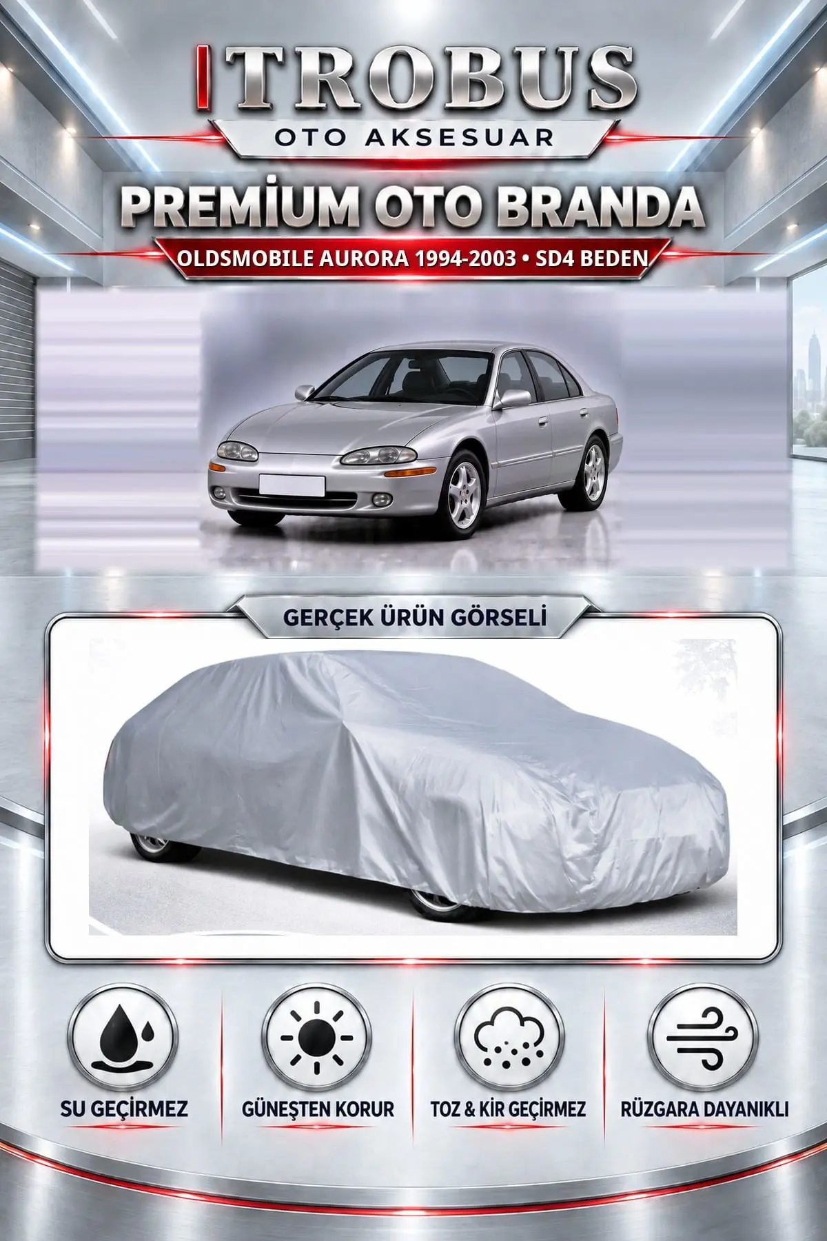 Oldsmobile Aurora 1994-2003 Uyumlu Premium Oto Branda – SD4 Beden
