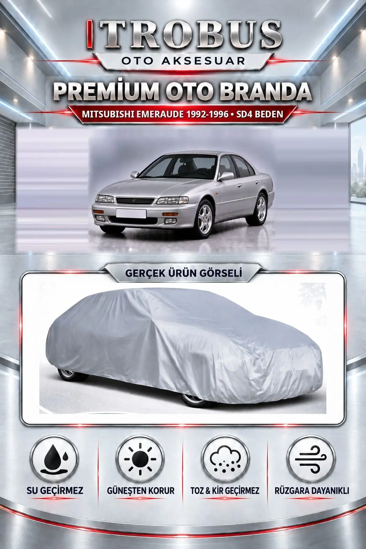 Mitsubishi Emeraude 1992-1996 Uyumlu Premium Oto Branda – SD4 Beden