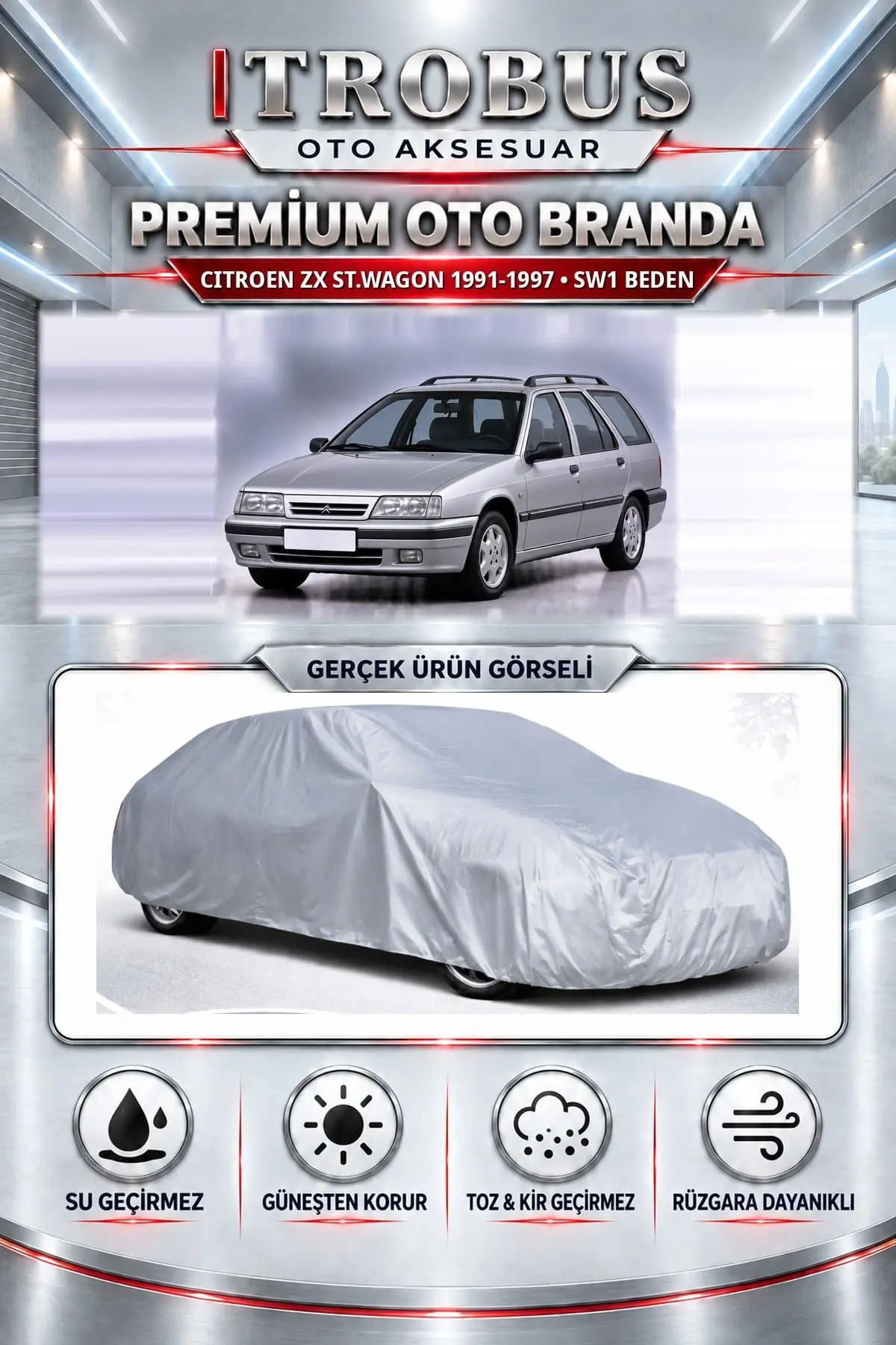 Citroen ZX St.wagon 1991-1997 Uyumlu Premium Oto Branda – SW1 Beden
