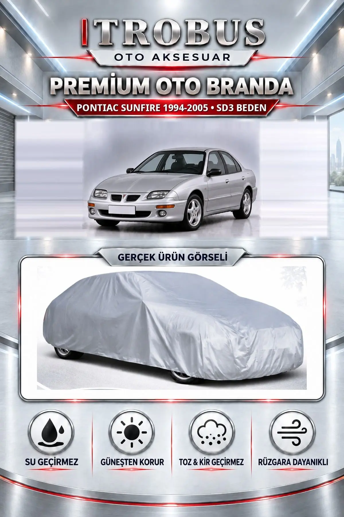 Pontiac Sunfire 1994-2005 Uyumlu Premium Oto Branda – SD3 Beden