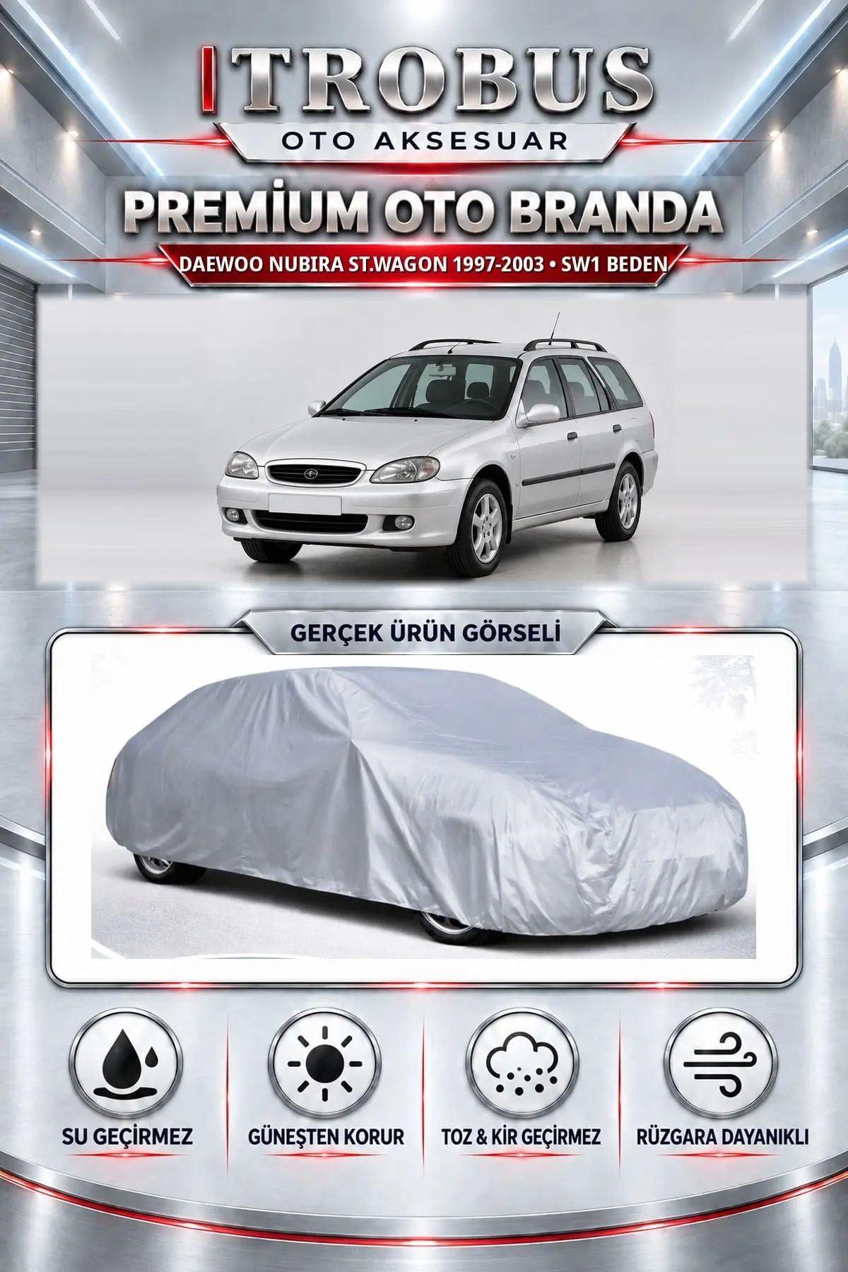 Daewoo Nubira St.wagon 1997-2003 Uyumlu Premium Oto Branda – SW1 Beden