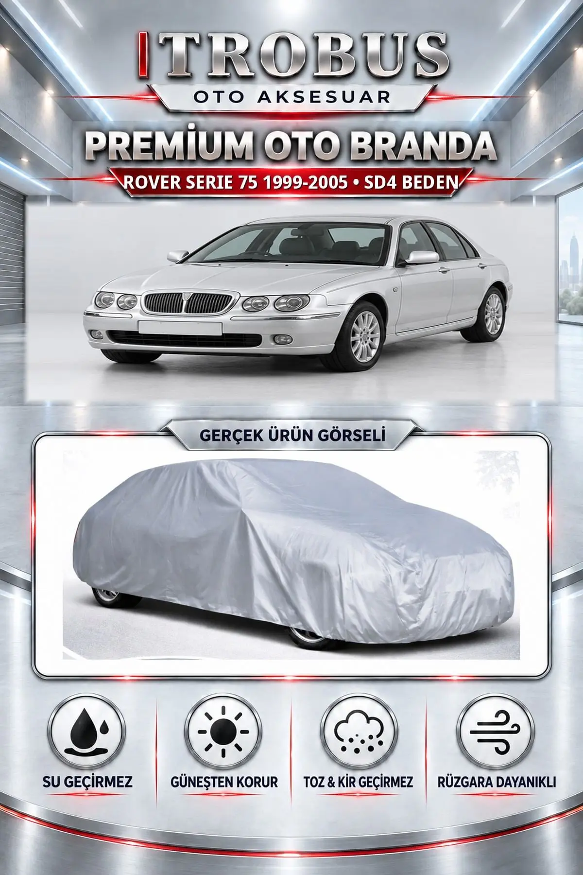 Rover Serie 75 1999-2005 Uyumlu Premium Oto Branda – SD4 Beden