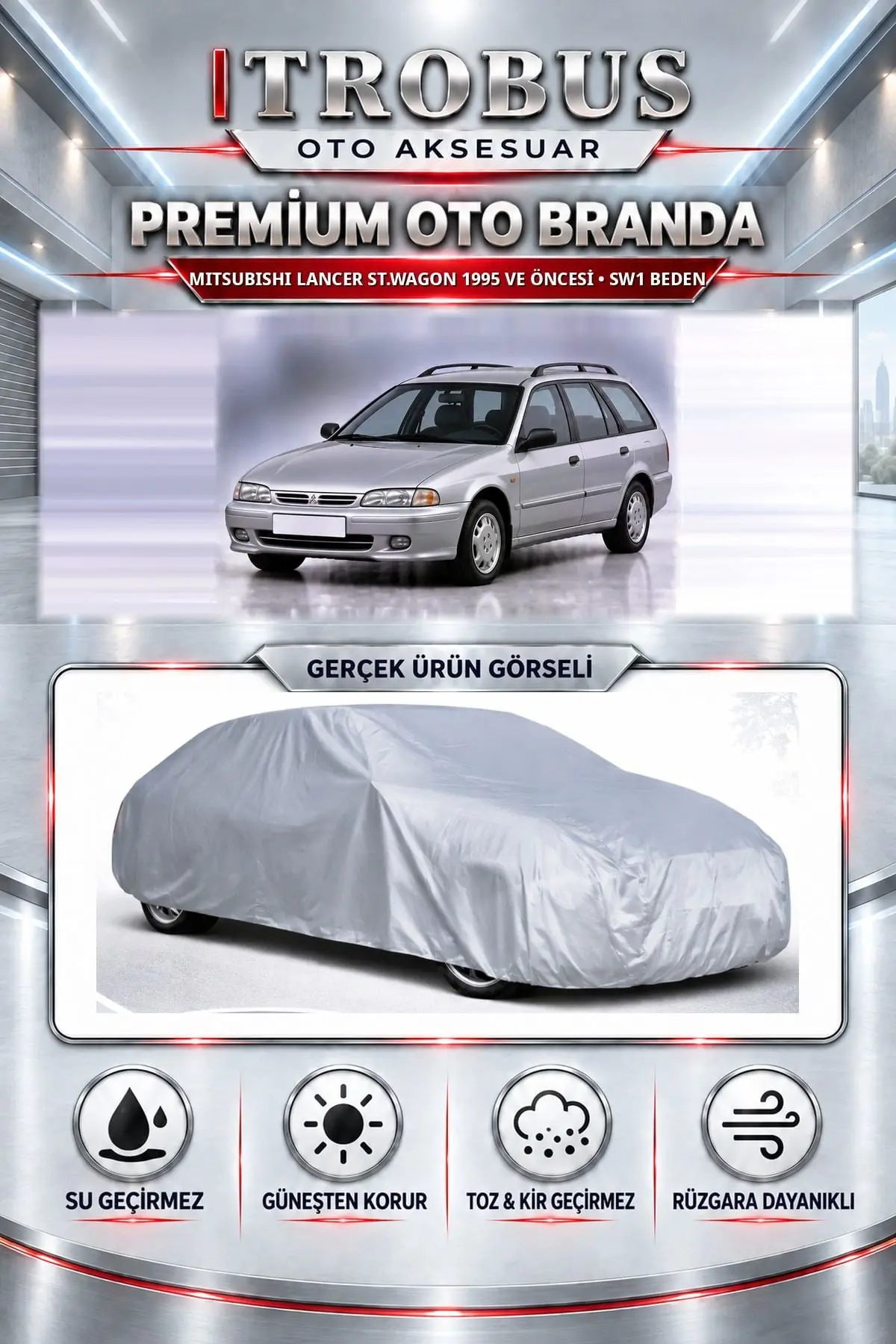 Mitsubishi Lancer St.wagon 1995 ve Öncesi Uyumlu Premium Oto Branda – SW1 Beden