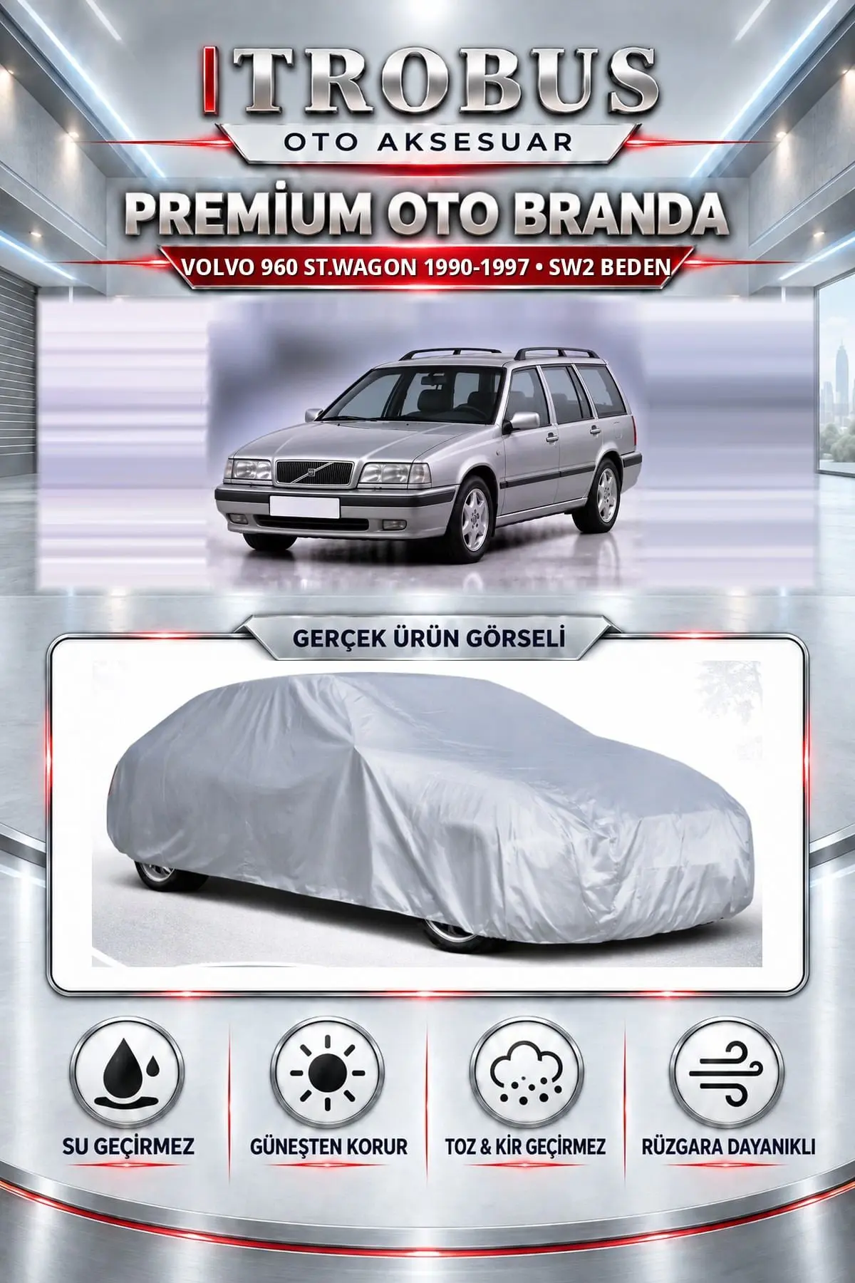 Volvo 960 St.wagon 1990-1997 Uyumlu Premium Oto Branda – SW2 Beden