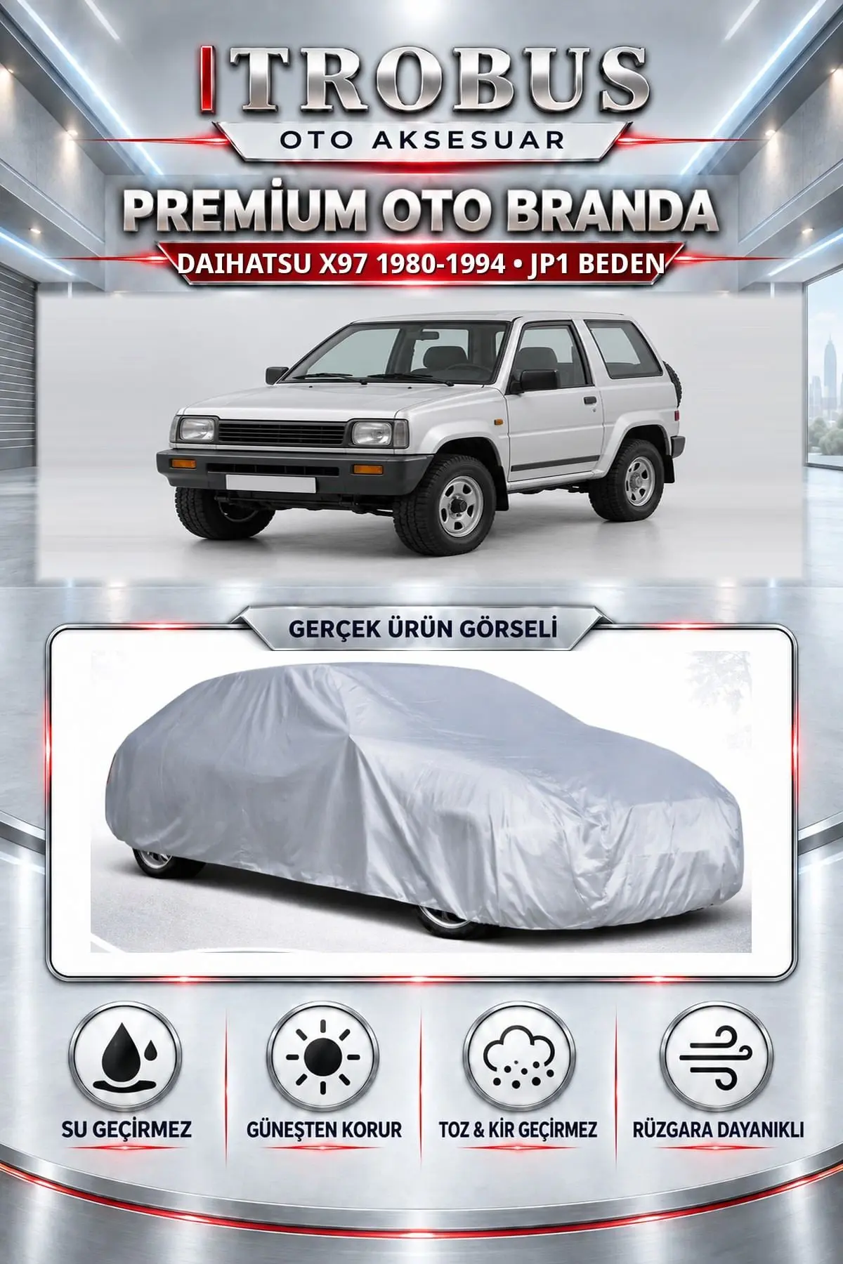 Daihatsu X97 1980-1994 Uyumlu Premium Oto Branda – JP1 Beden