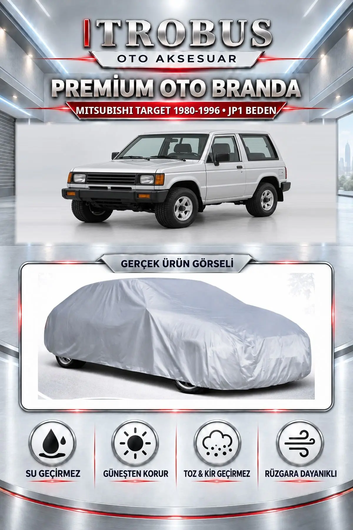 Mitsubishi Target 1980-1996 Uyumlu Premium Oto Branda – JP1 Beden