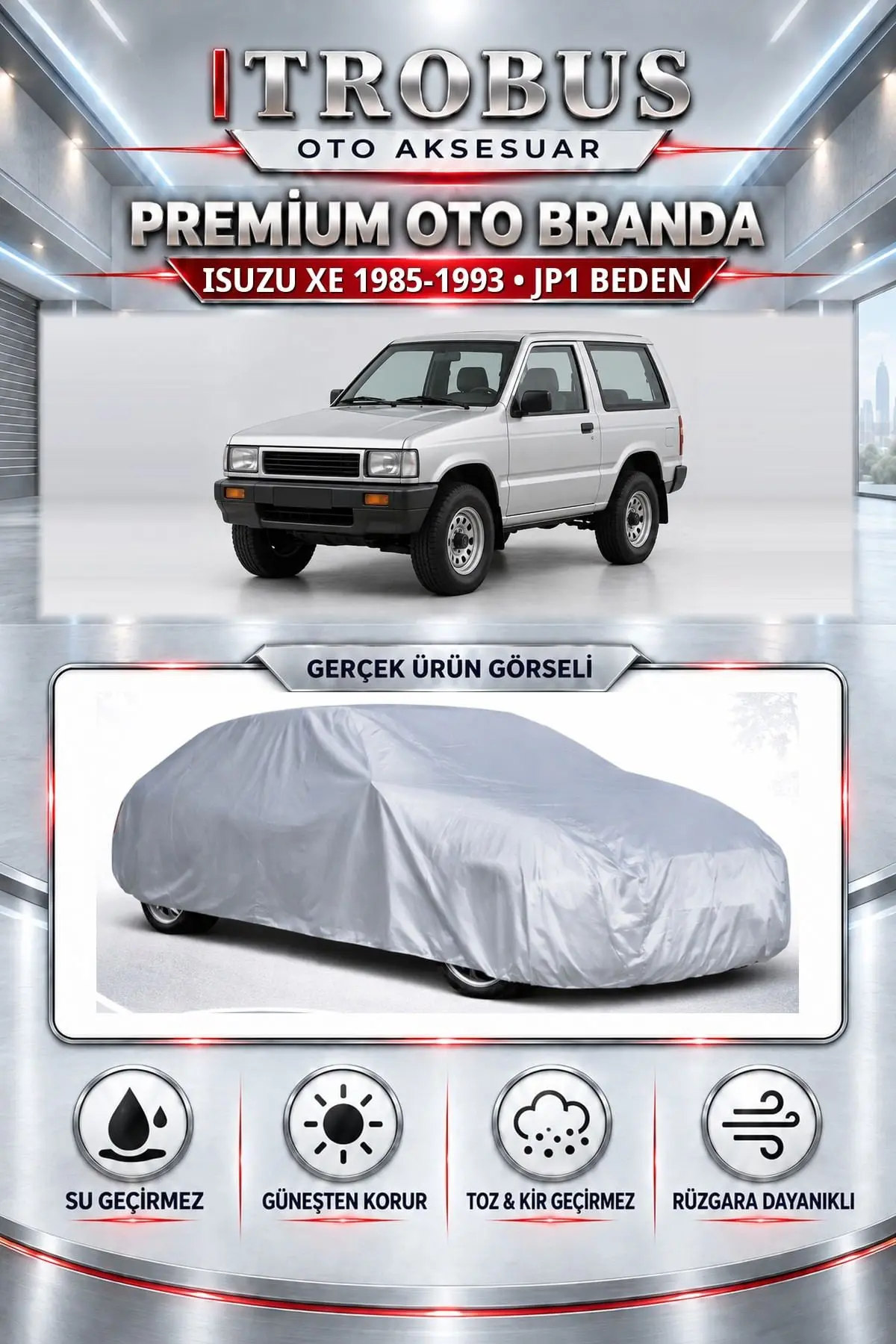 Isuzu XE 1985-1993 Uyumlu Premium Oto Branda – JP1 Beden