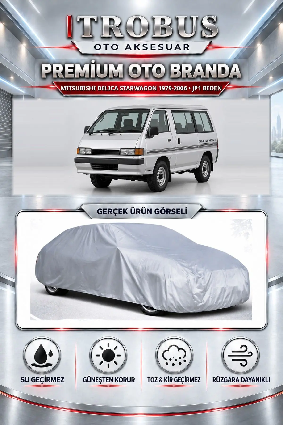 Mitsubishi Delica Starwagon 1979-2006 Uyumlu Premium Oto Branda – JP1 Beden