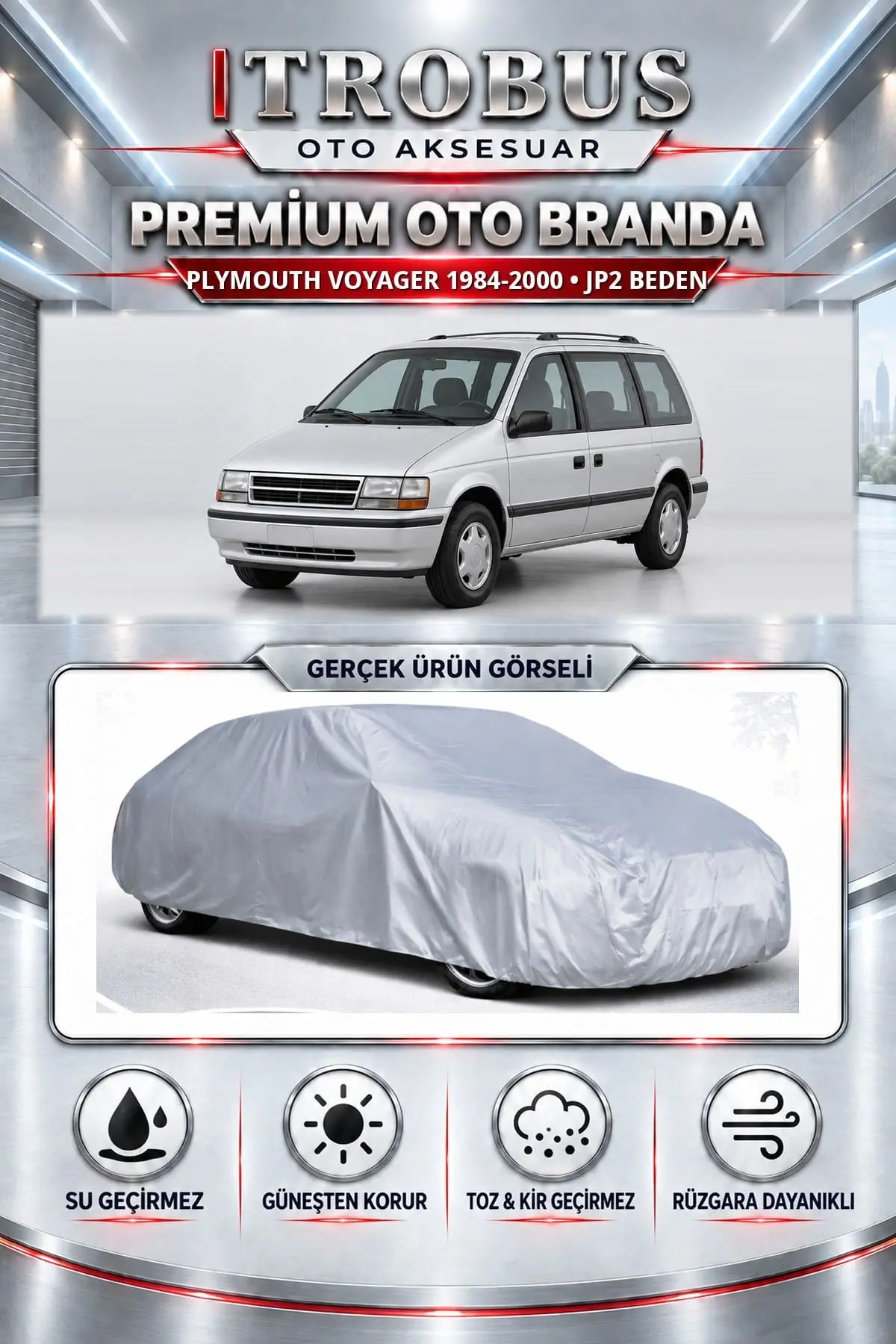 Plymouth Voyager 1984-2000 Uyumlu Premium Oto Branda – JP2 Beden