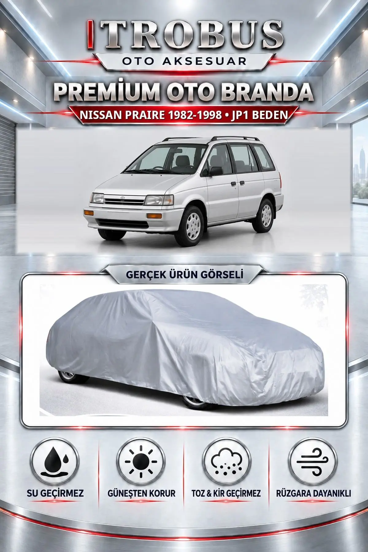 Nissan Praire 1982-1998 Uyumlu Premium Oto Branda – JP1 Beden