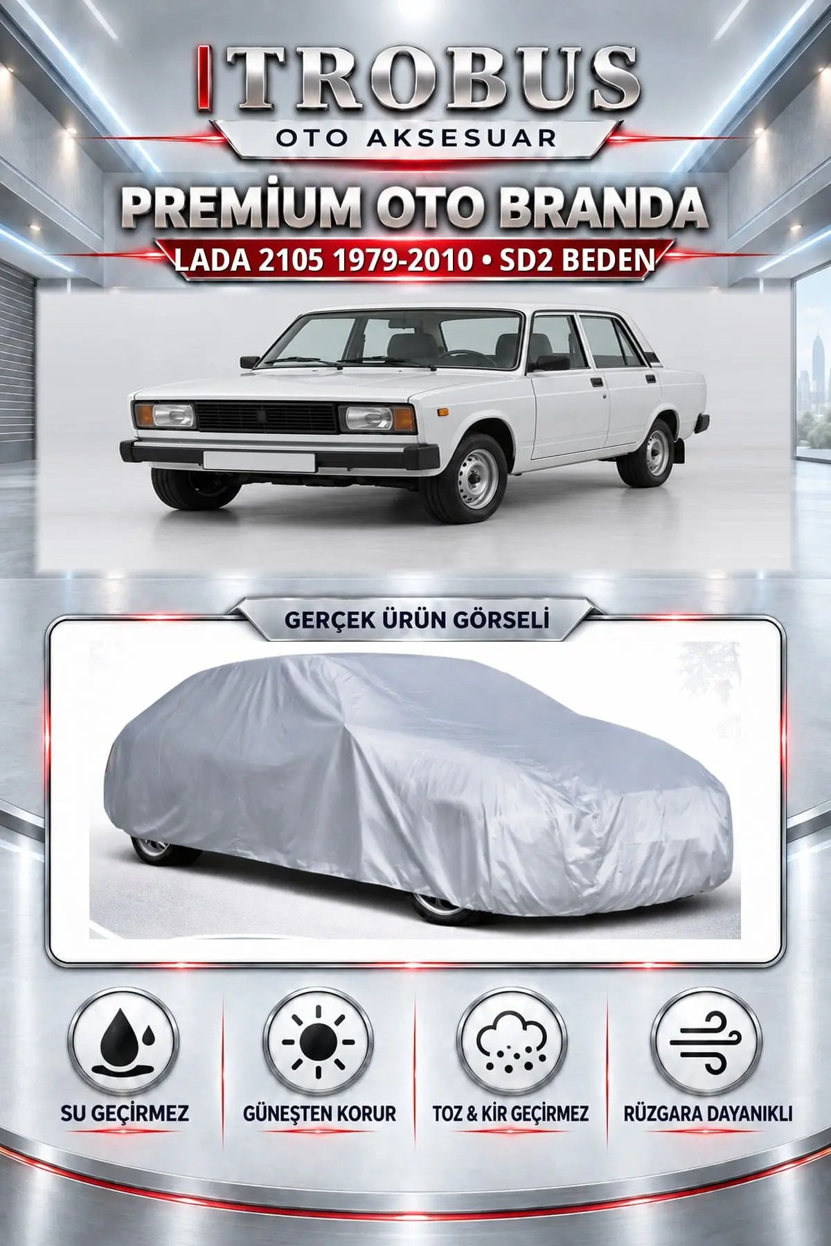 Lada 2105 1979-2010 Uyumlu Premium Oto Branda – SD2 Beden