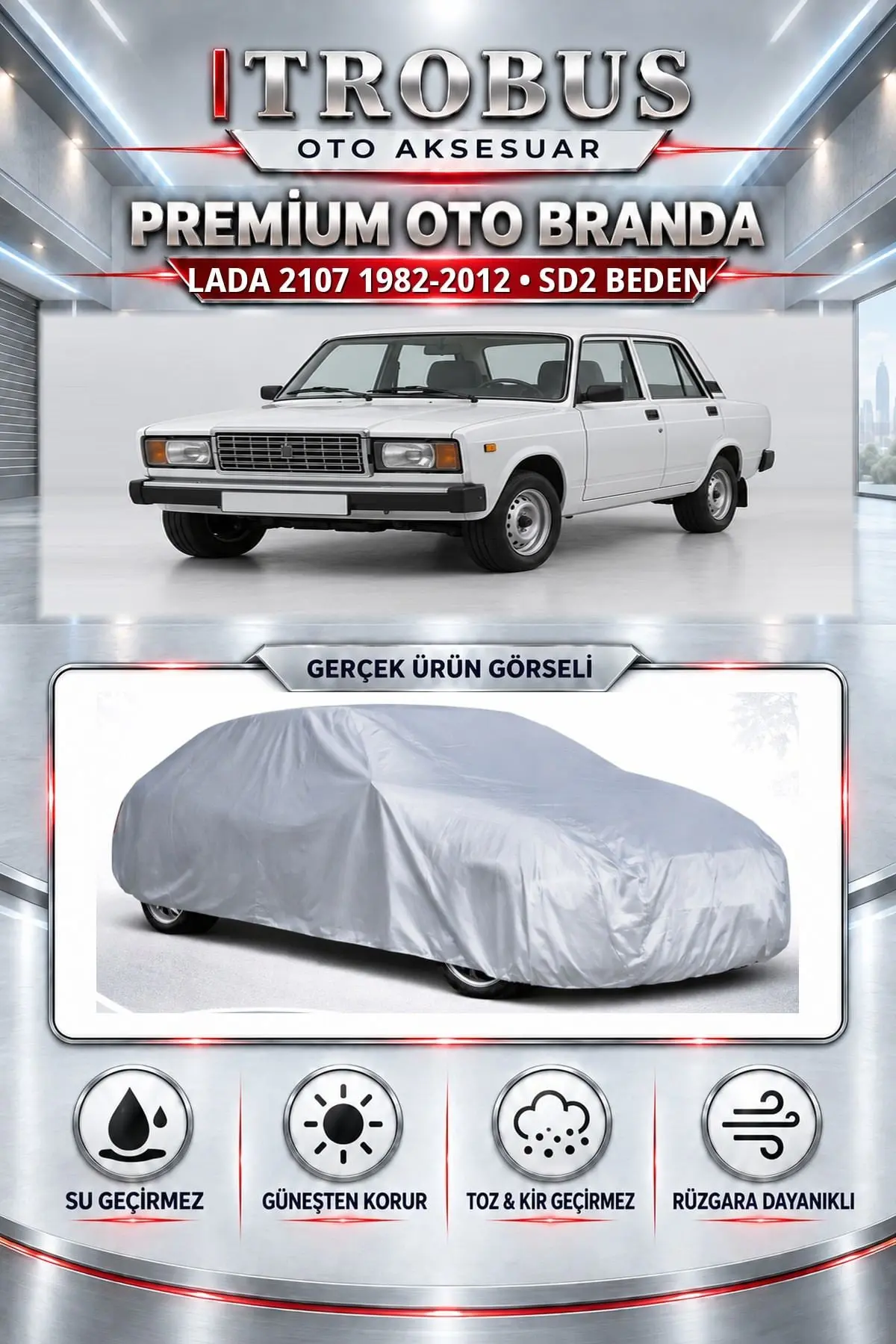 Lada 2107 1982-2012 Uyumlu Premium Oto Branda – SD2 Beden