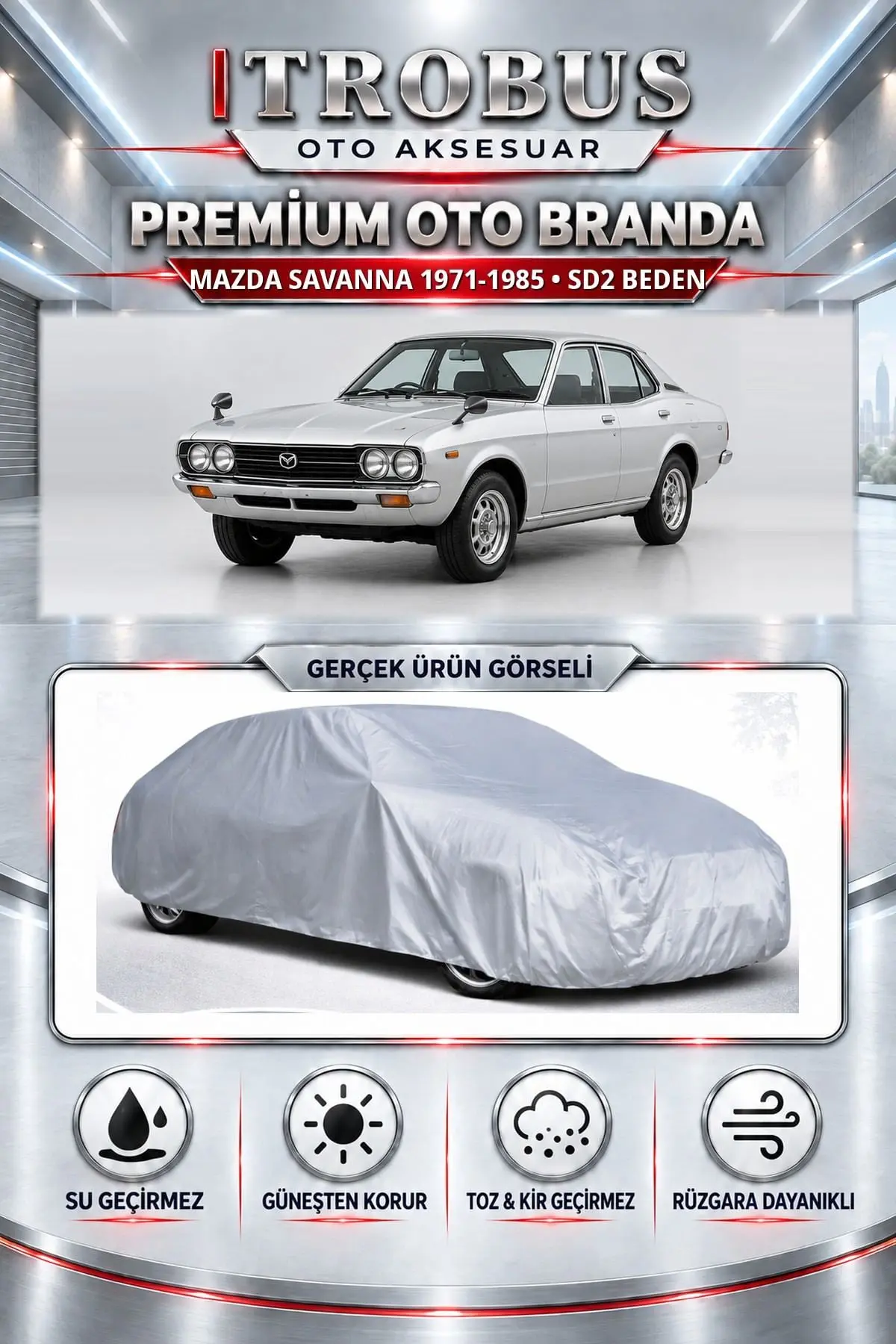 Mazda Savanna 1971-1985 Uyumlu Premium Oto Branda – SD2 Beden