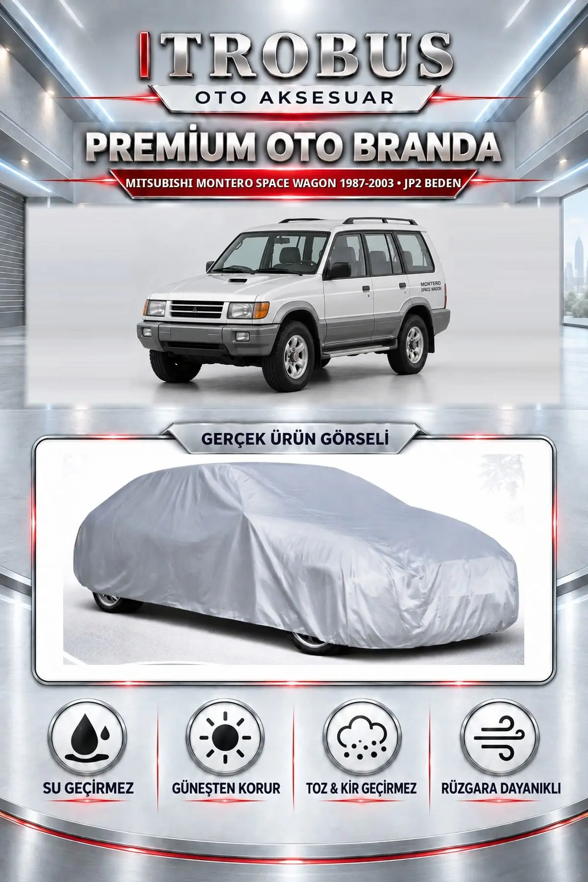 Mitsubishi Montero Space Wagon 1987-2003 Uyumlu Premium Oto Branda – JP2 Beden