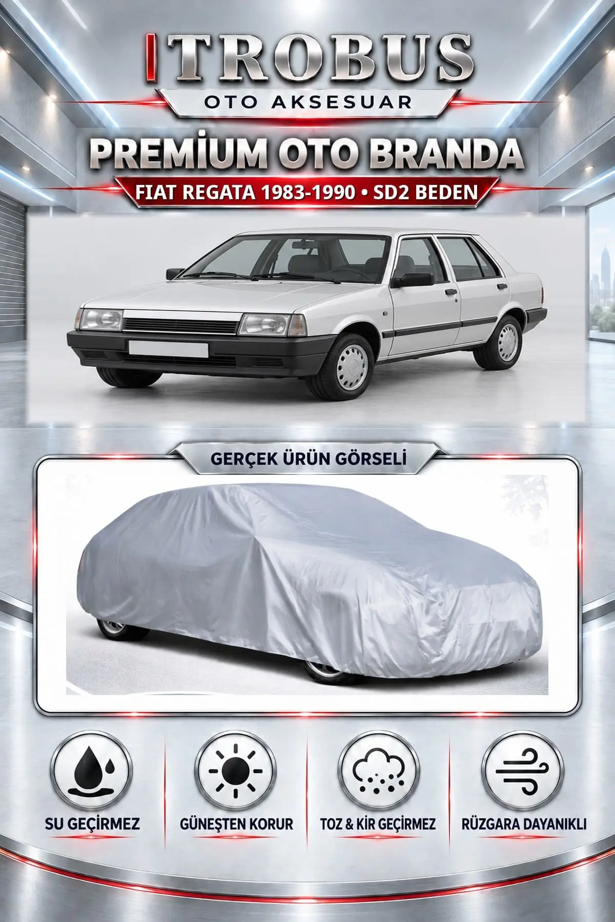 Fiat Regata 1983-1990 Uyumlu Premium Oto Branda – SD2 Beden