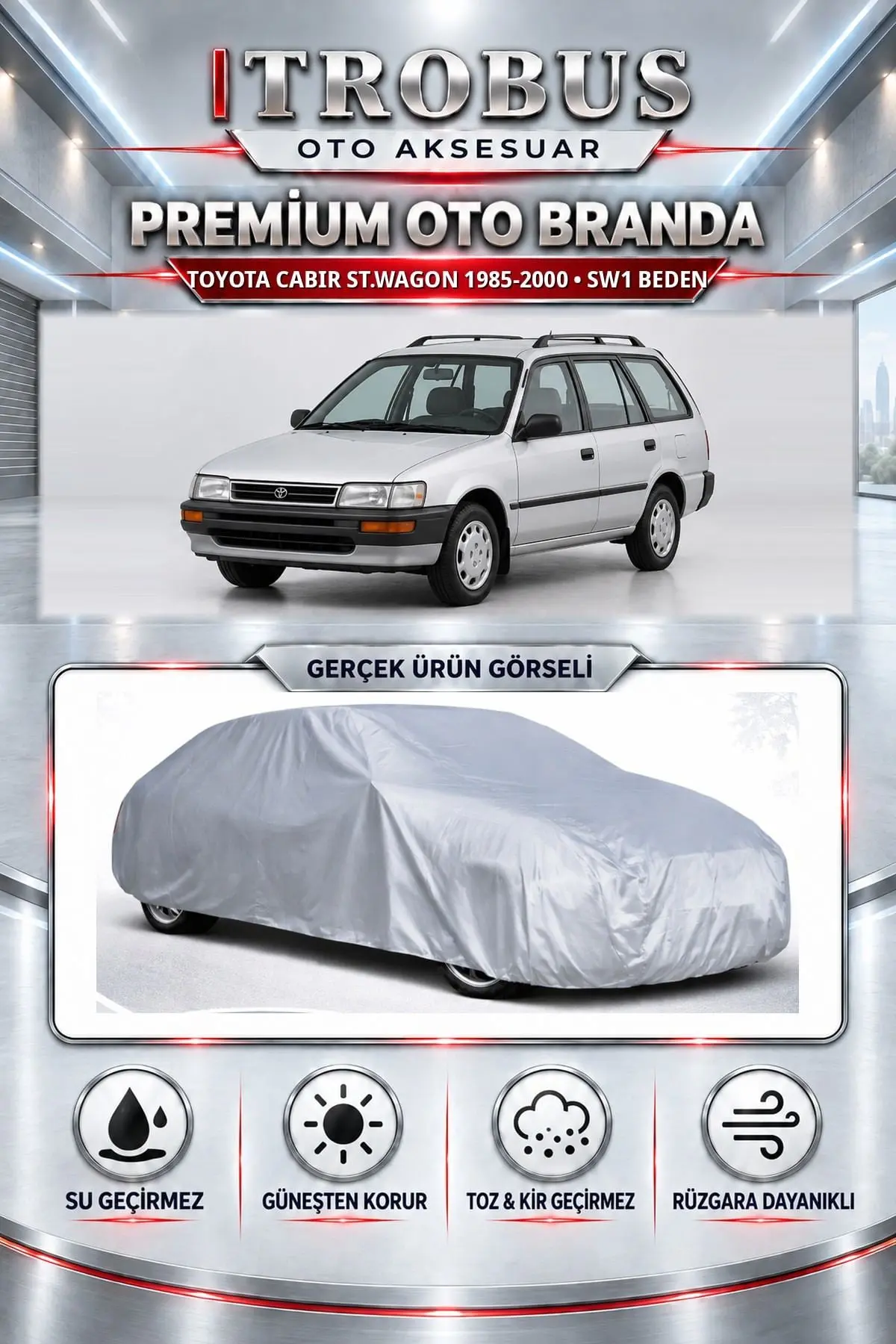 Toyota Cabir St.wagon 1985-2000 Uyumlu Premium Oto Branda – SW1 Beden