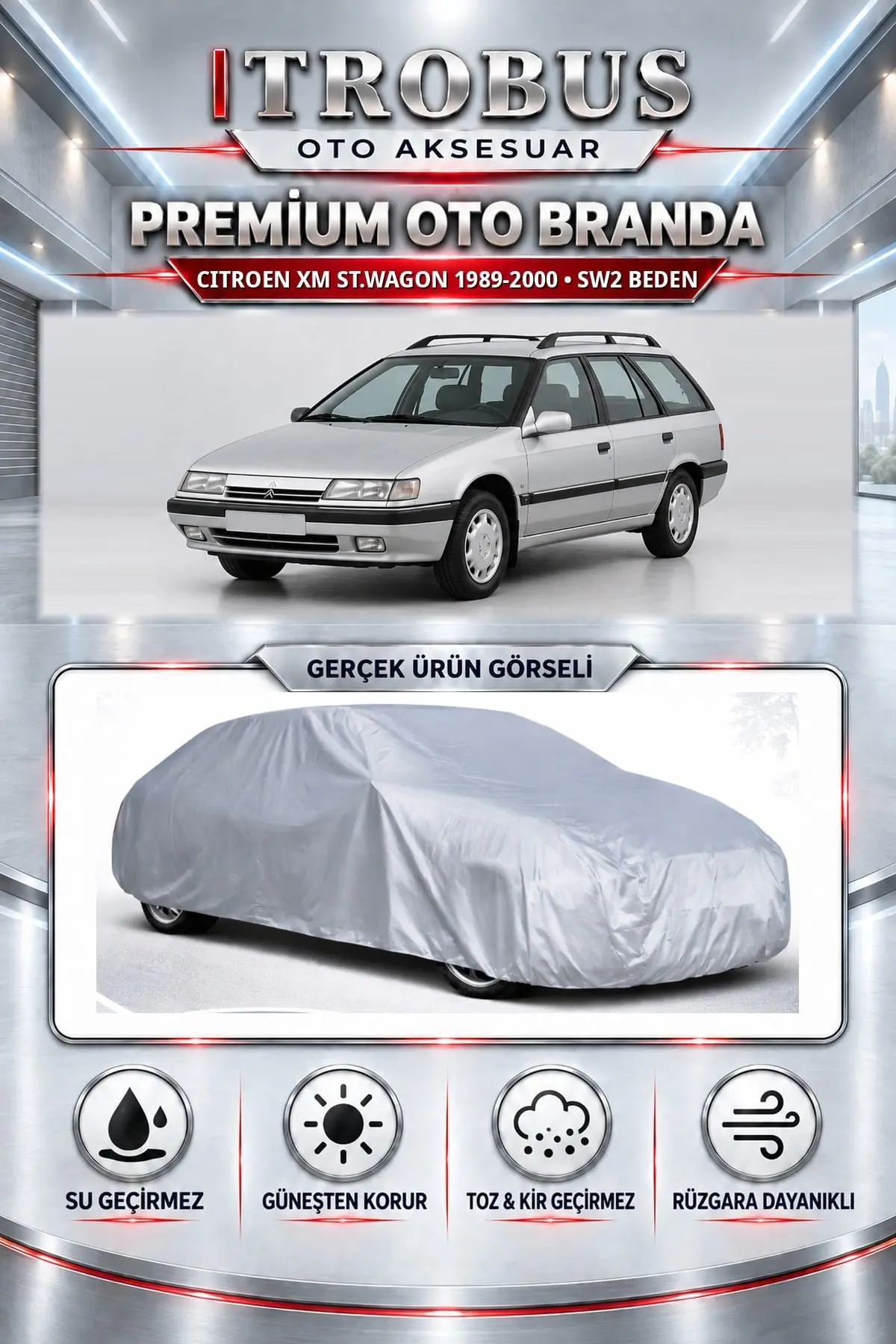 Citroen XM St.wagon 1989-2000 Uyumlu Premium Oto Branda – SW2 Beden