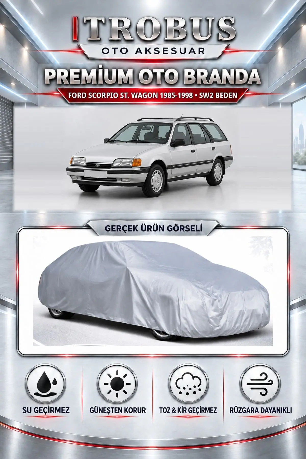 Ford Scorpio St. Wagon 1985-1998 Uyumlu Premium Oto Branda – SW2 Beden