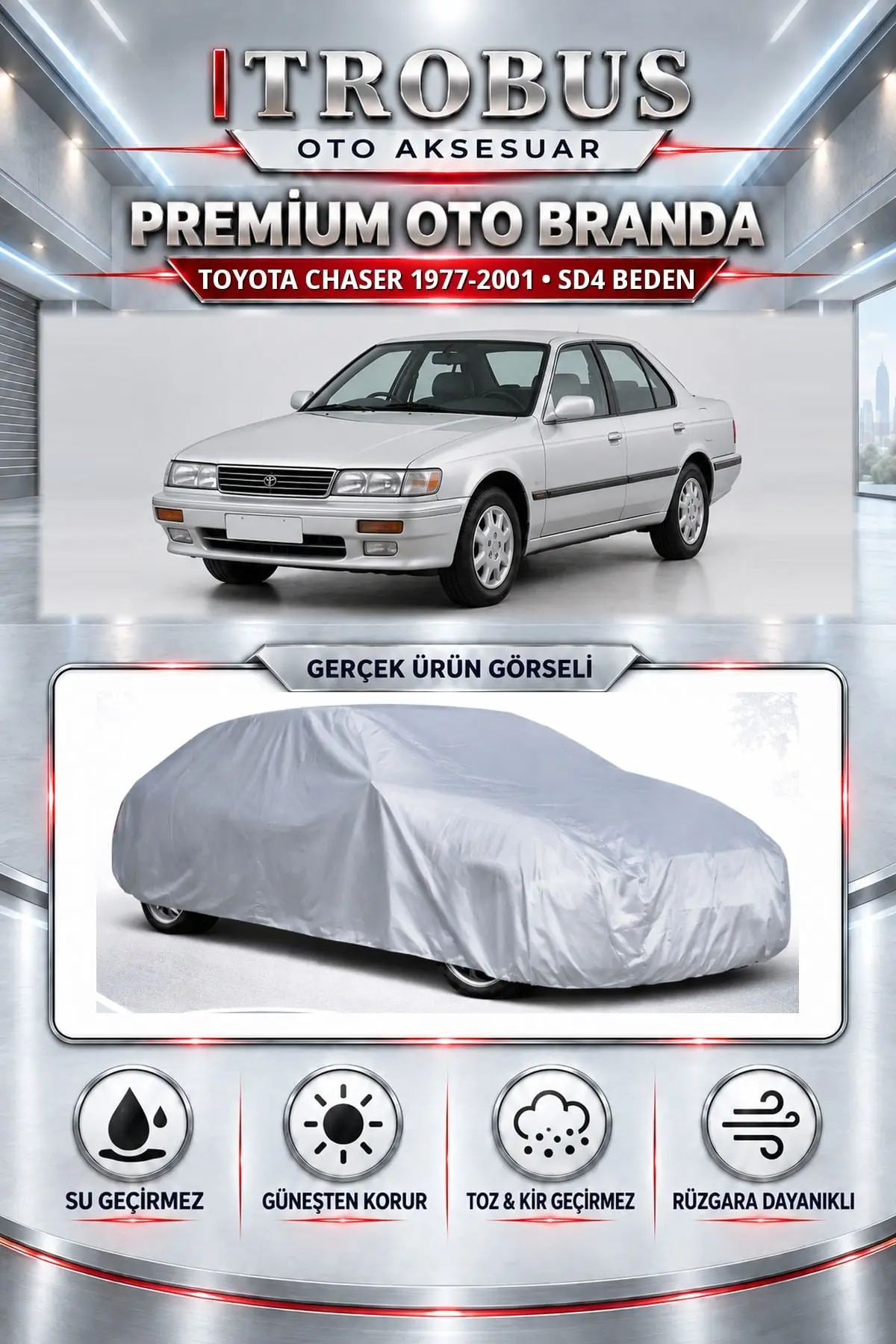 Toyota Chaser 1977-2001 Uyumlu Premium Oto Branda – SD4 Beden