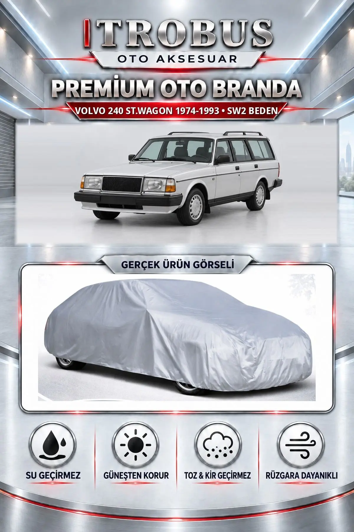 Volvo 240 St.wagon 1974-1993 Uyumlu Premium Oto Branda – SW2 Beden