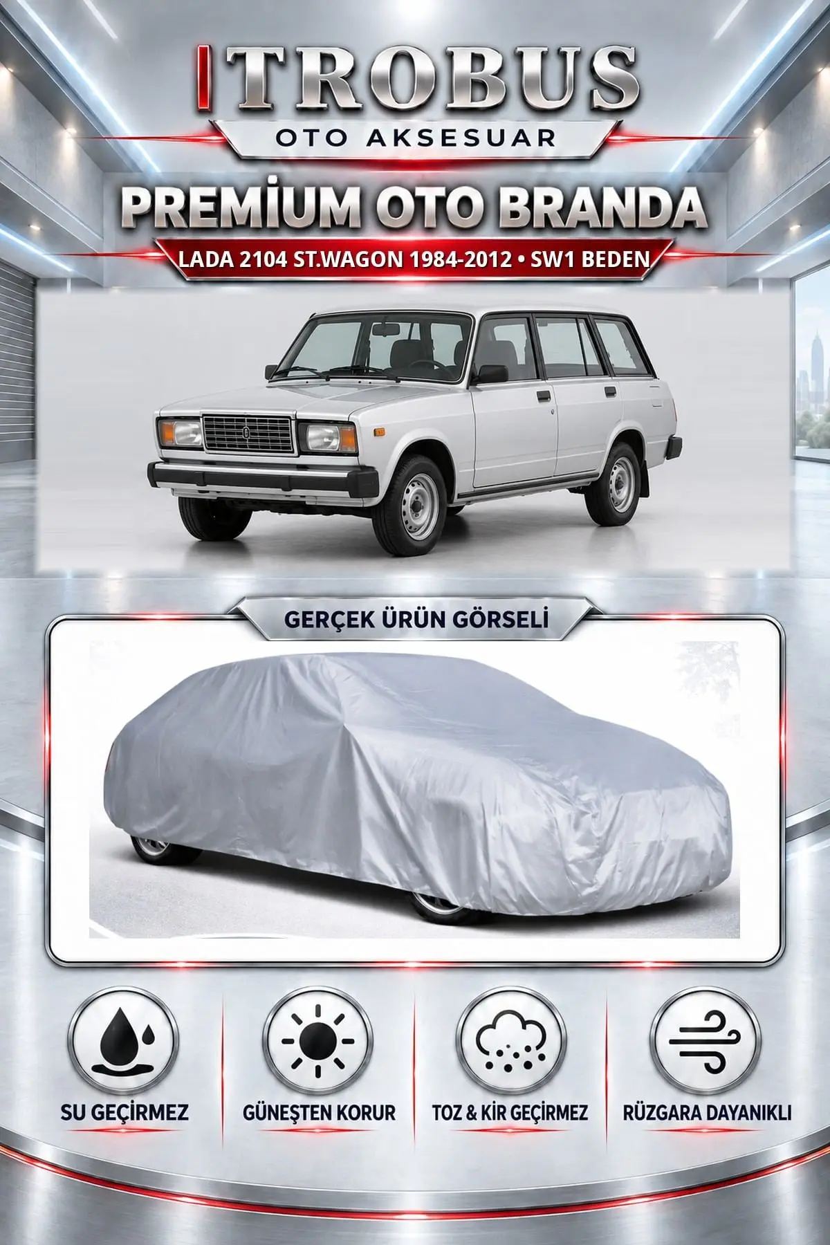 Lada 2104 St.wagon 1984-2012 Uyumlu Premium Oto Branda – SW1 Beden