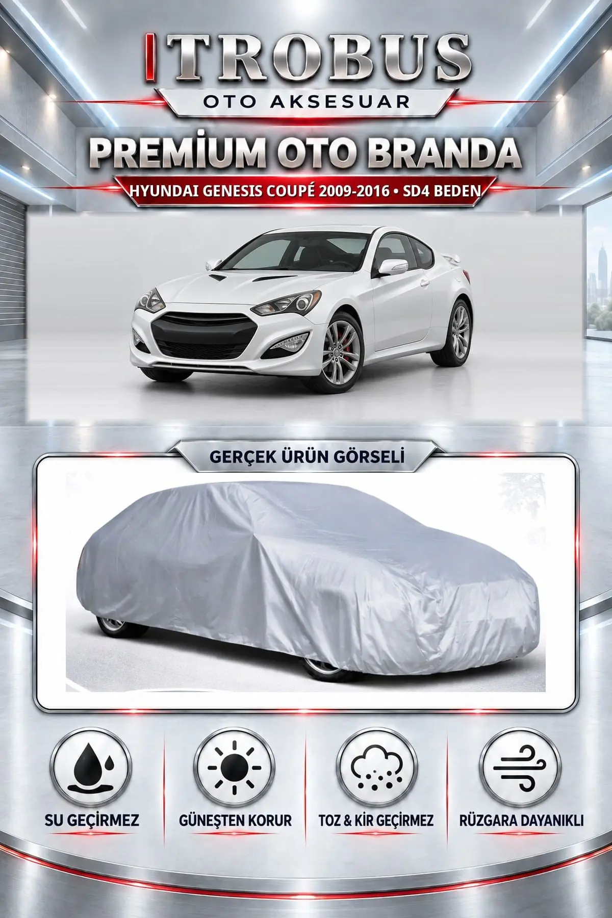 Hyundai Genesis Coupé 2009-2016 Uyumlu Premium Oto Branda – SD4 Beden