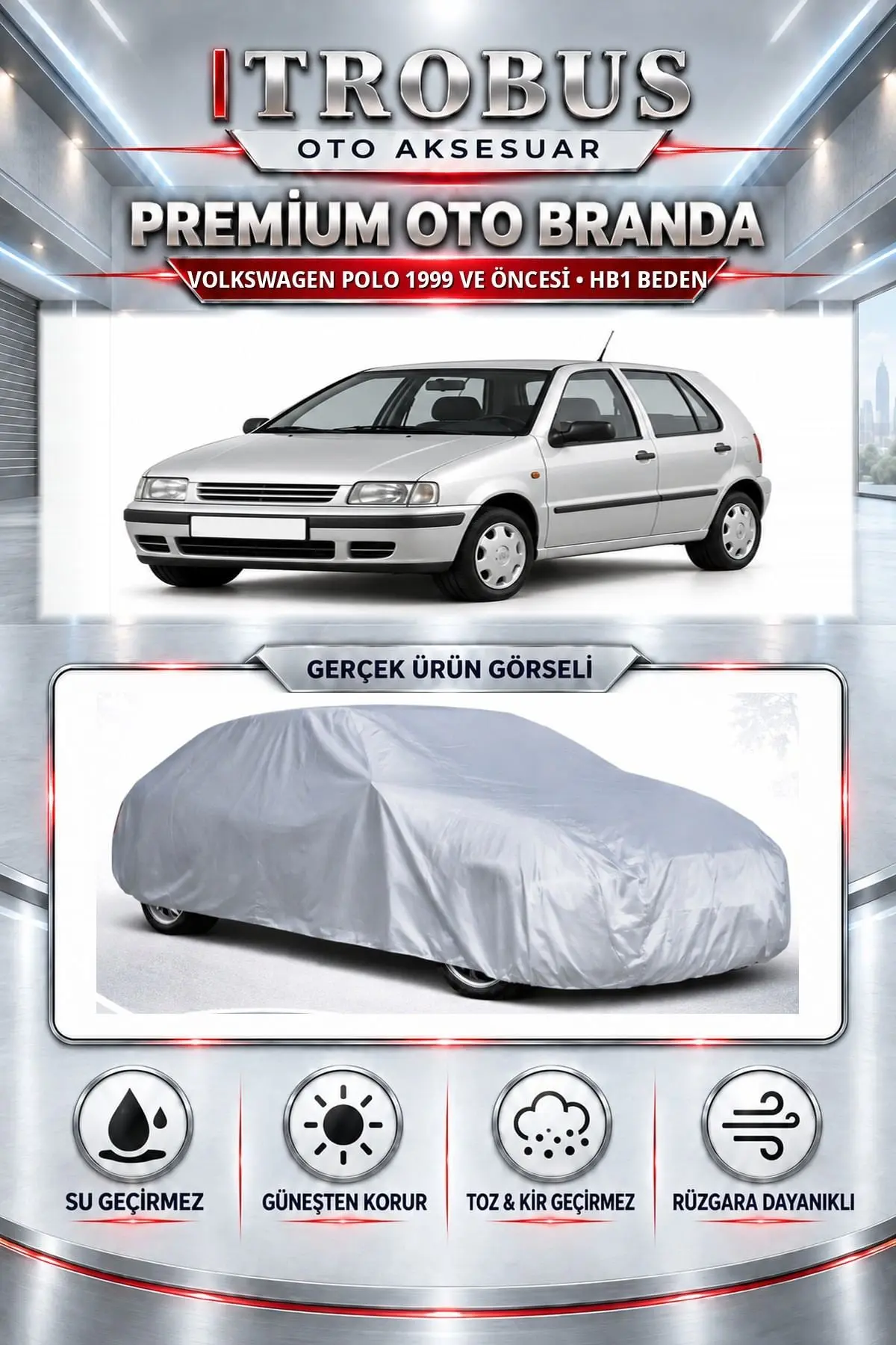 Volkswagen Polo 1999 ve Öncesi Uyumlu Premium Oto Branda – HB1 Beden
